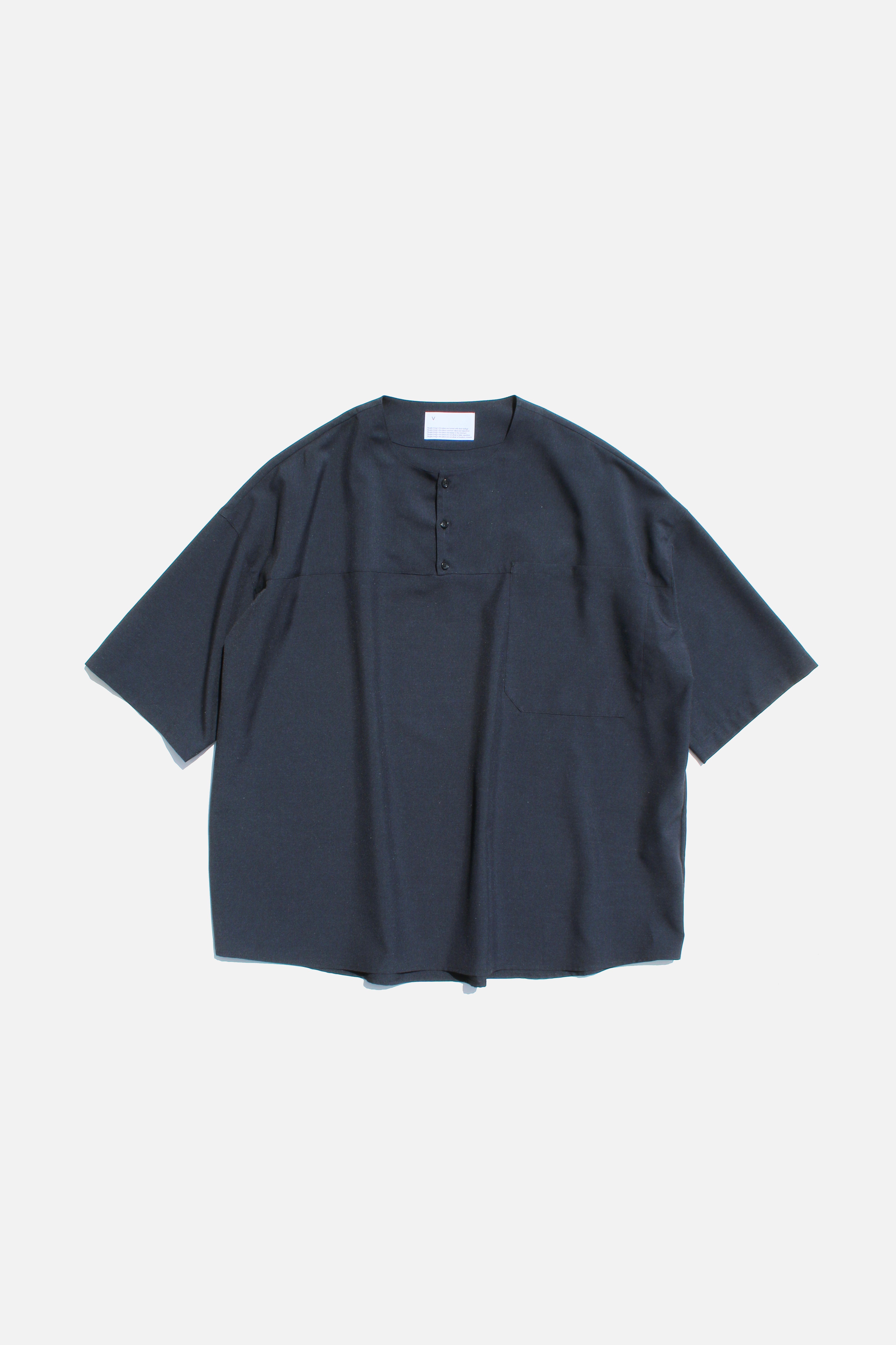 VOAAOV SUMMER WOOL LIKE HENRY NECK PULLOVER – TOYASIDO