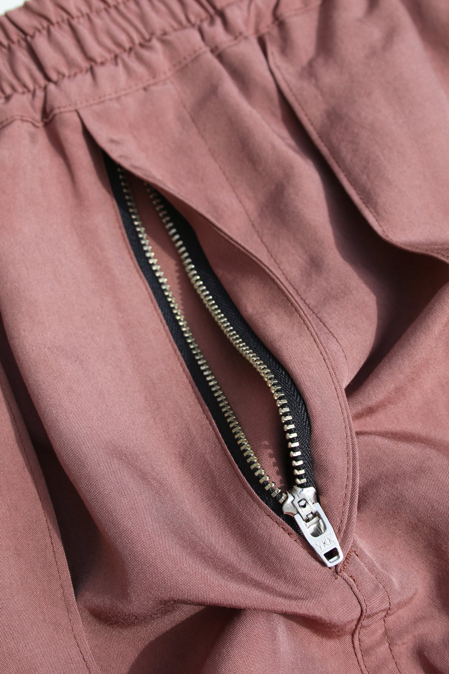VOAAOV SOFT DRAPE MODAL SHORTS - PINK