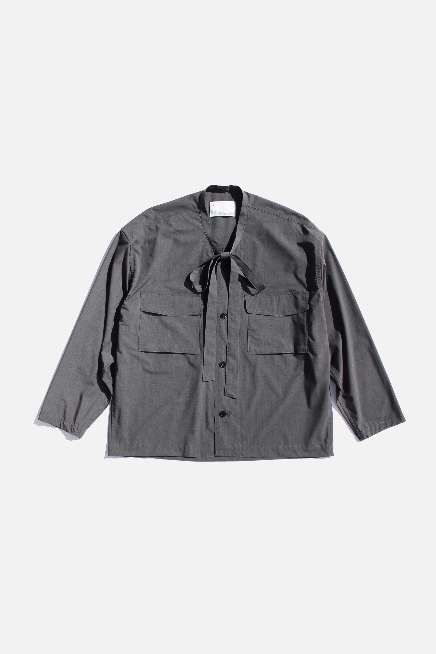 VOAAOV T/R TYPEWRITER SHIRT - CHARCOAL