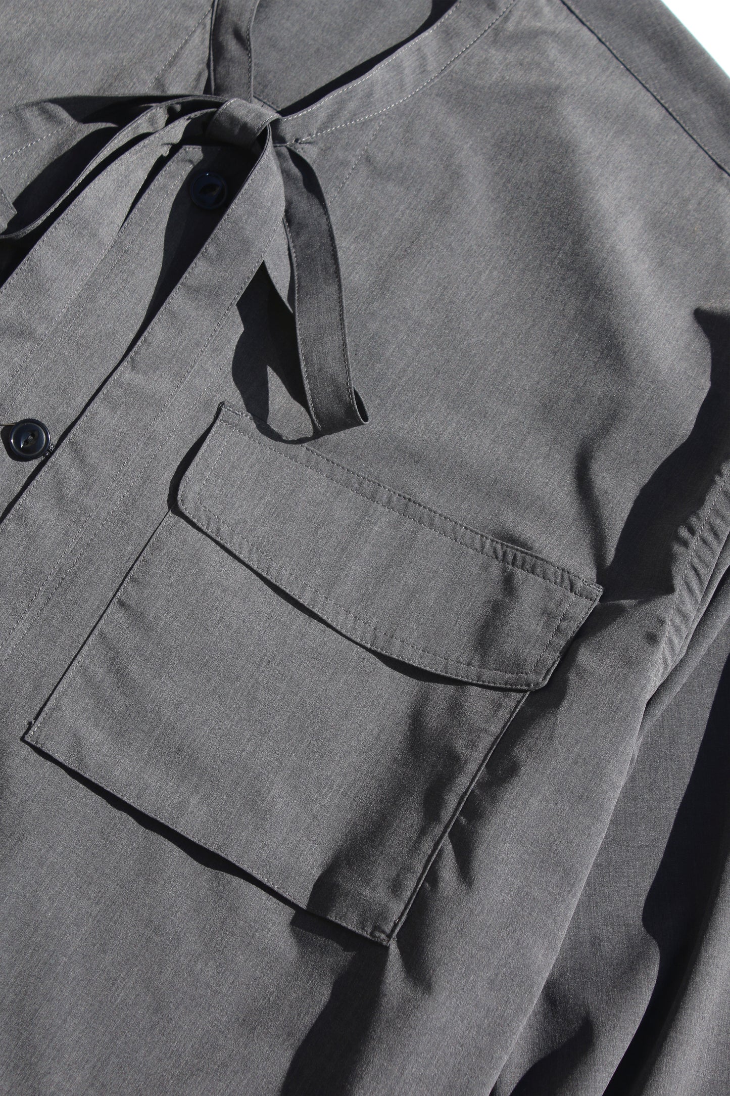 VOAAOV T/R TYPEWRITER SHIRT - CHARCOAL