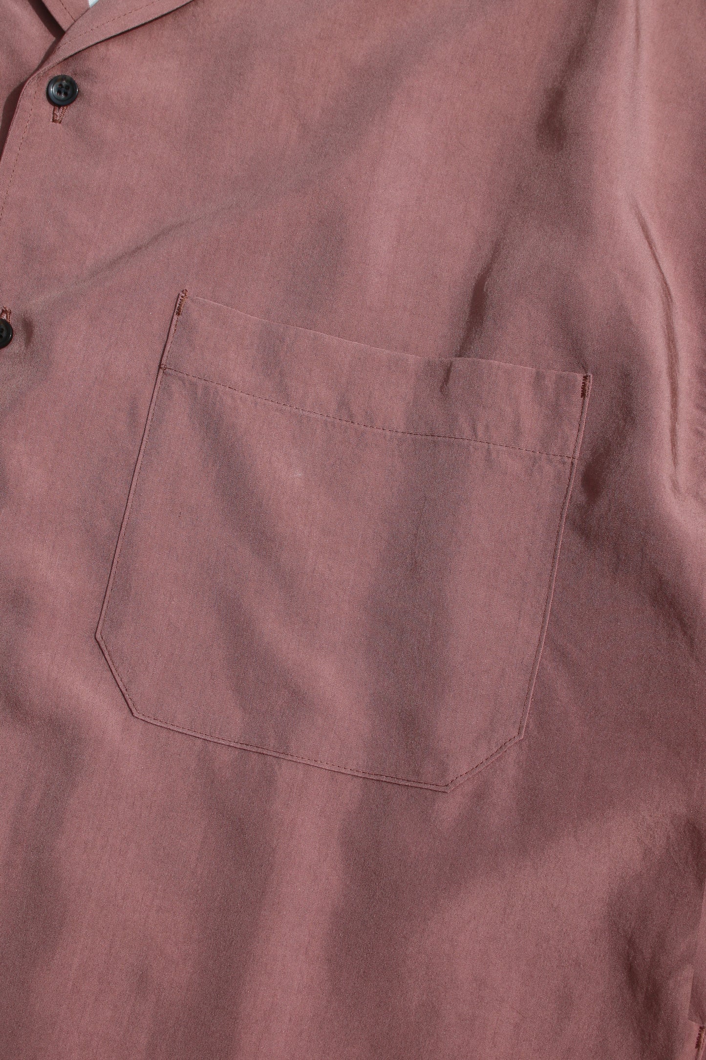 VOAAOV SOFT DRAPE MODAL SS SHIRT - PINK