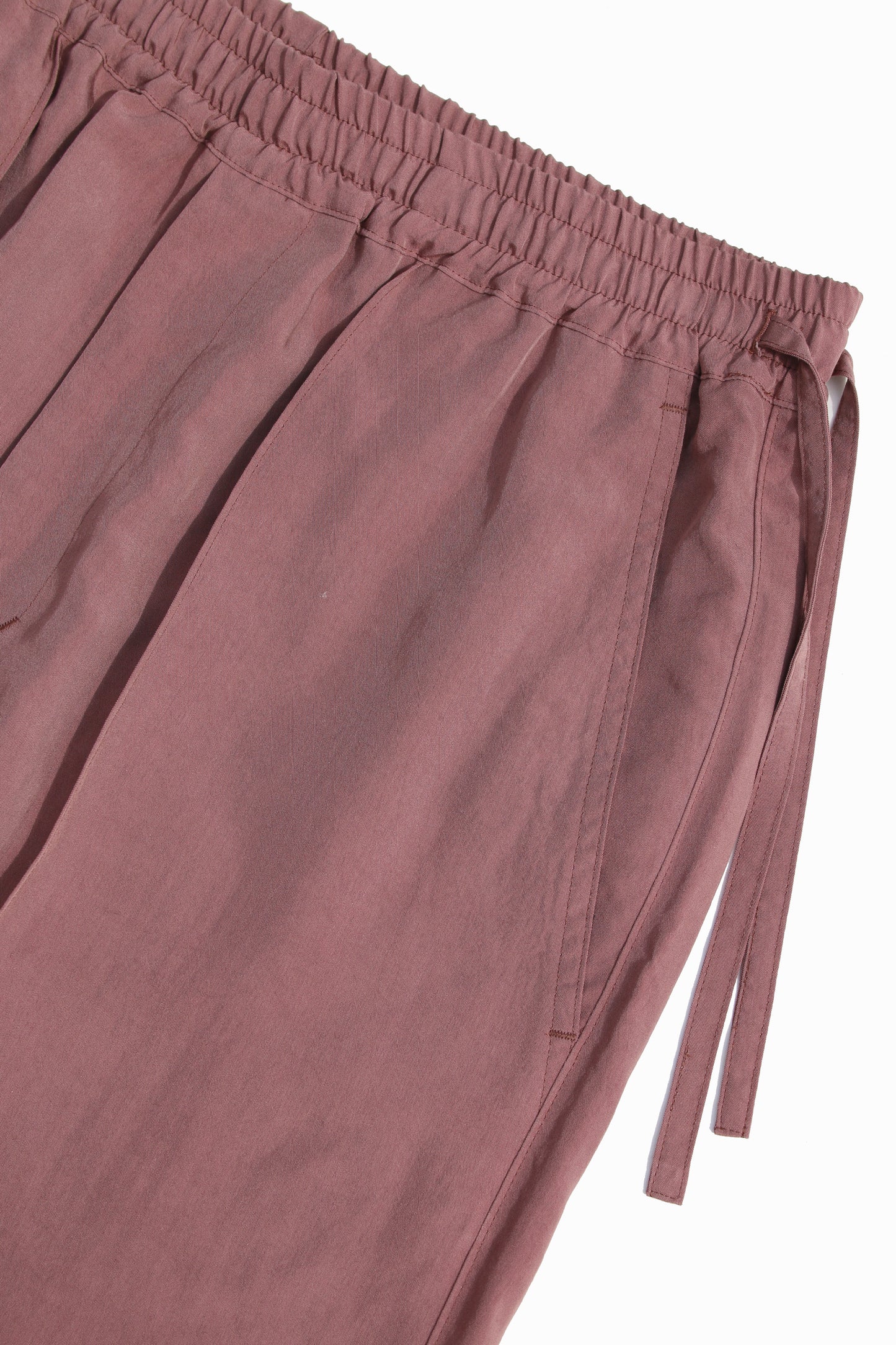 VOAAOV SOFT DRAPE MODAL SHORTS - PINK