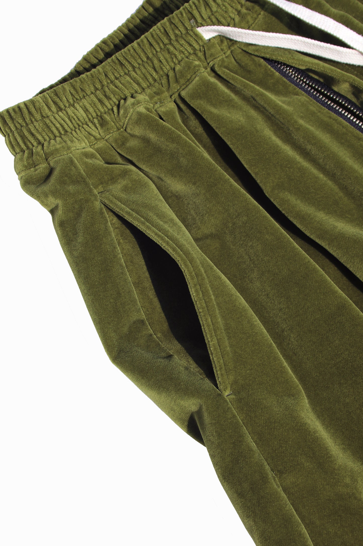 MY BEAUTIFUL LANDLET VELVET USED FINISH PANTS