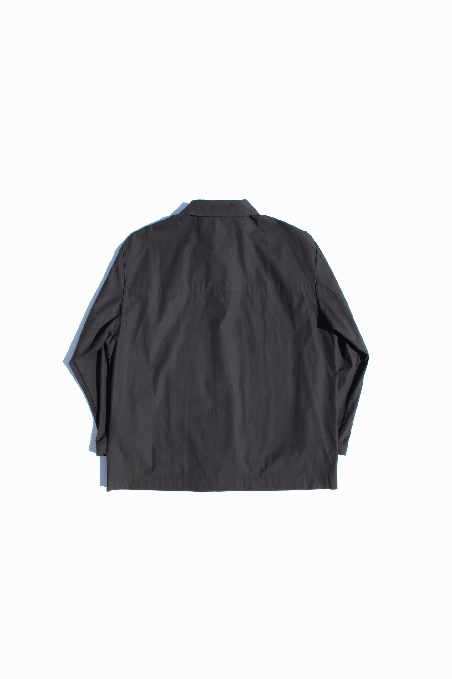 VOAAOV ORGANIC COTTON BROAD SHIRT - BLACK