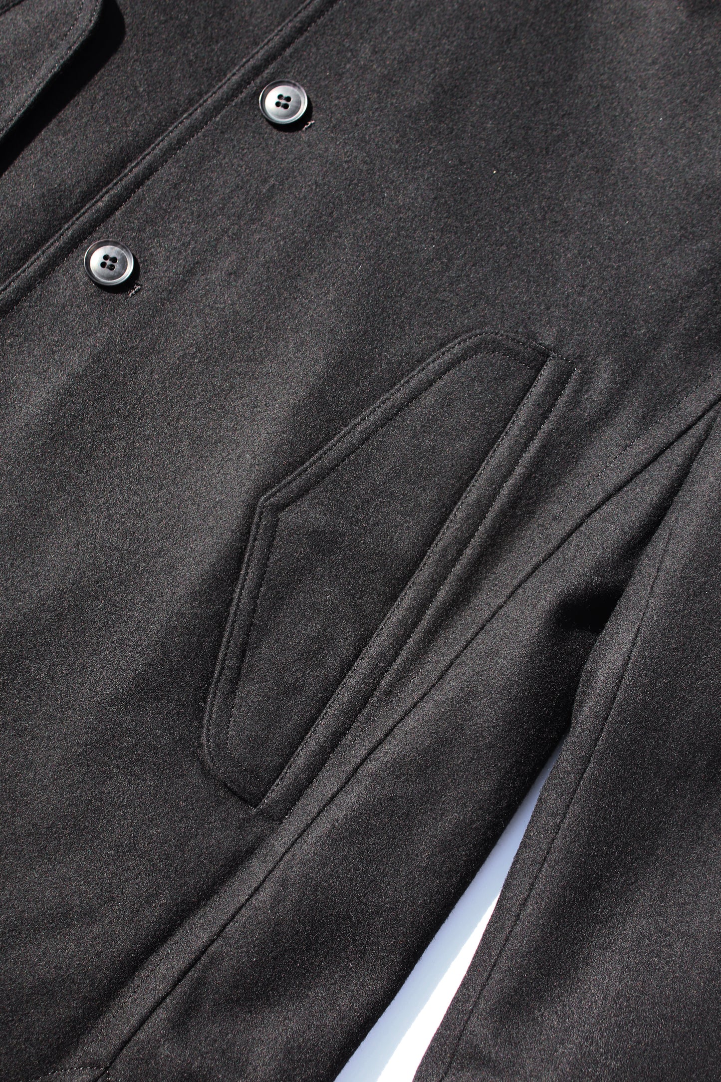 Y's FUR HOOD COAT BLACK