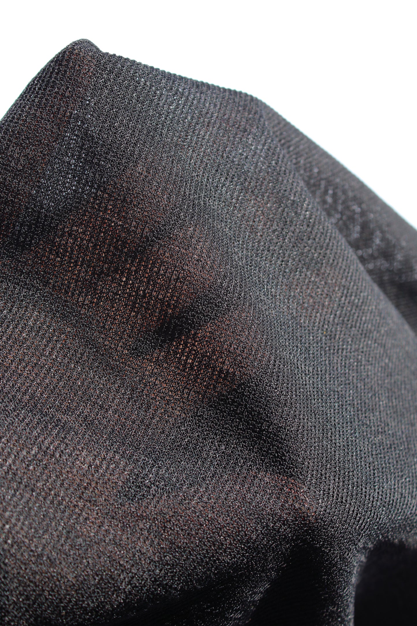 Y's POLYESTER TEE BLACK