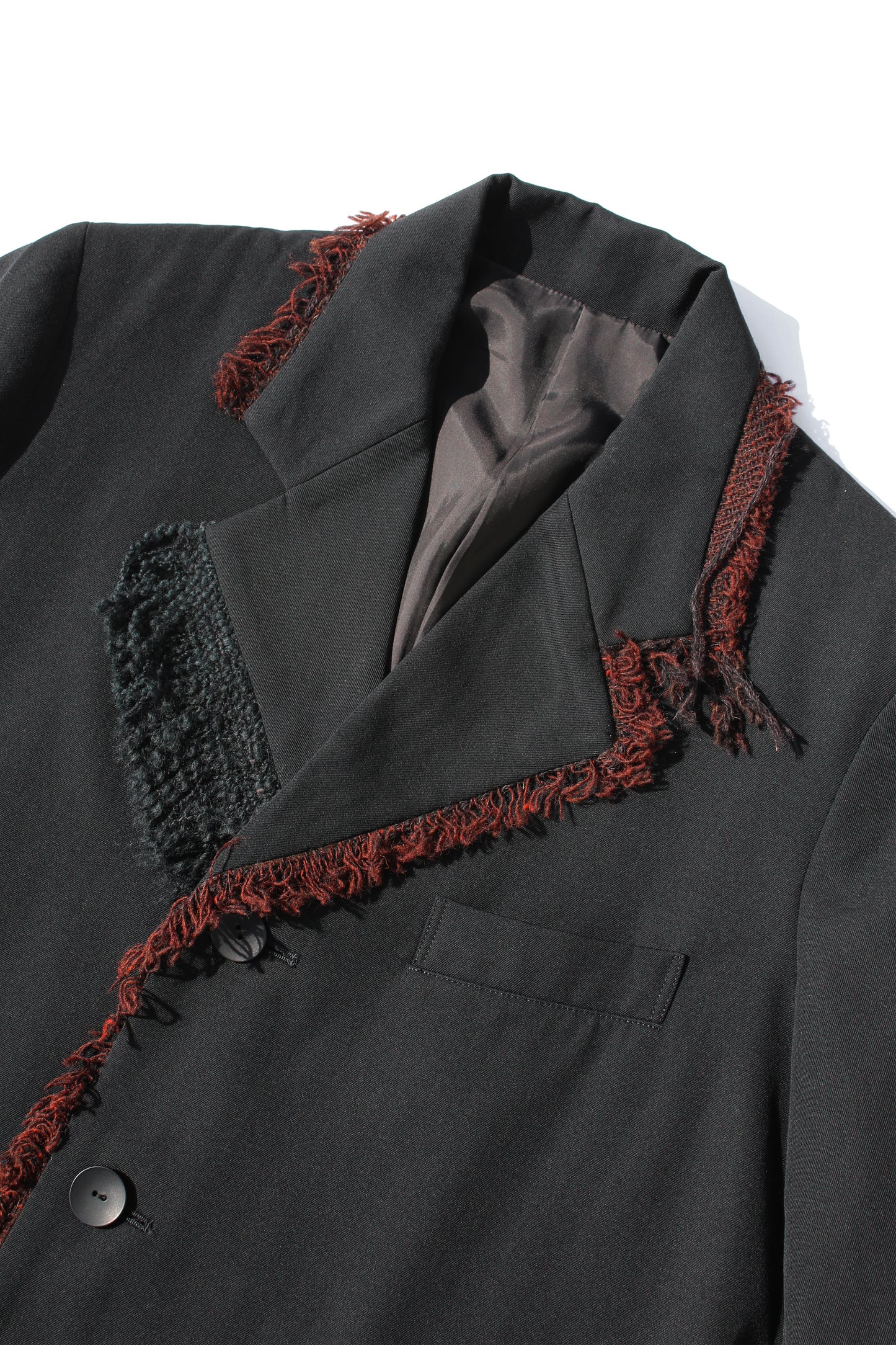 Yohji Yamamoto FRINGE JACKET BLACK