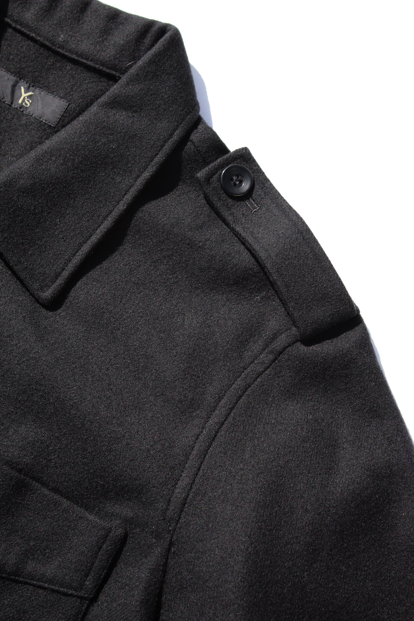 Y's BELT PULLOVER SHIRT BLACK