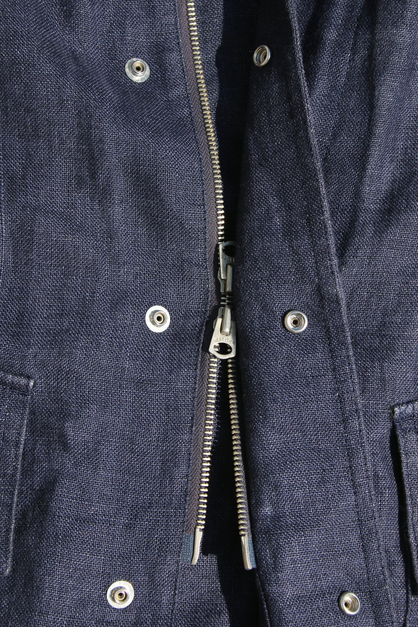 Y's SHORT SLEEVE LINEN MODS COAT NAVY