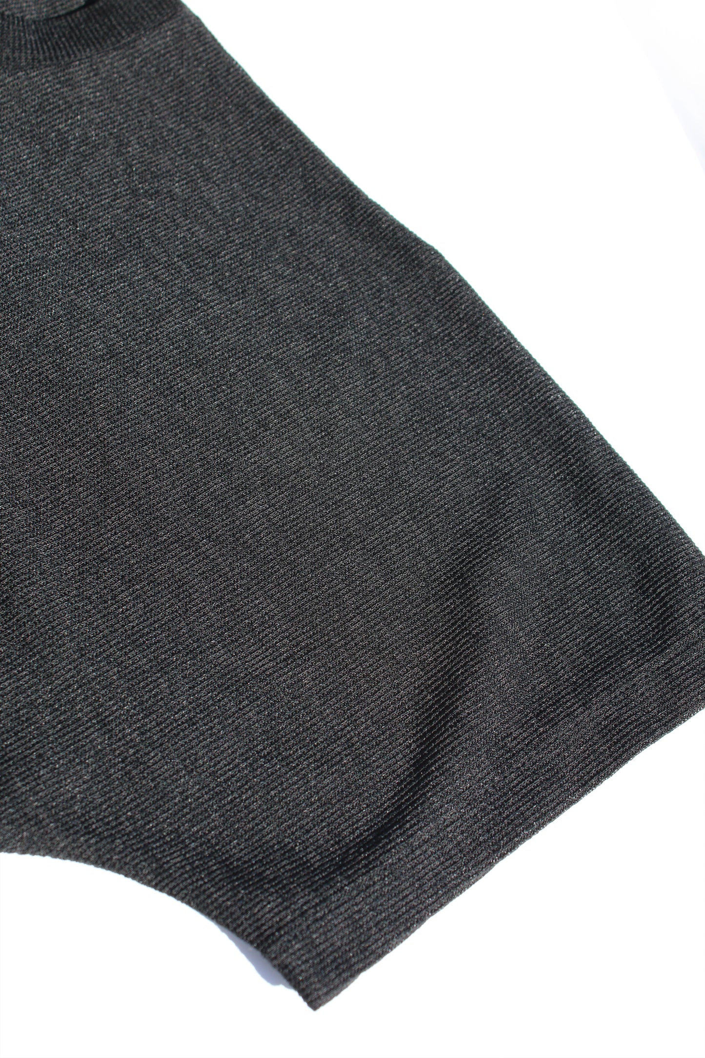 Y's POLYESTER TEE BLACK