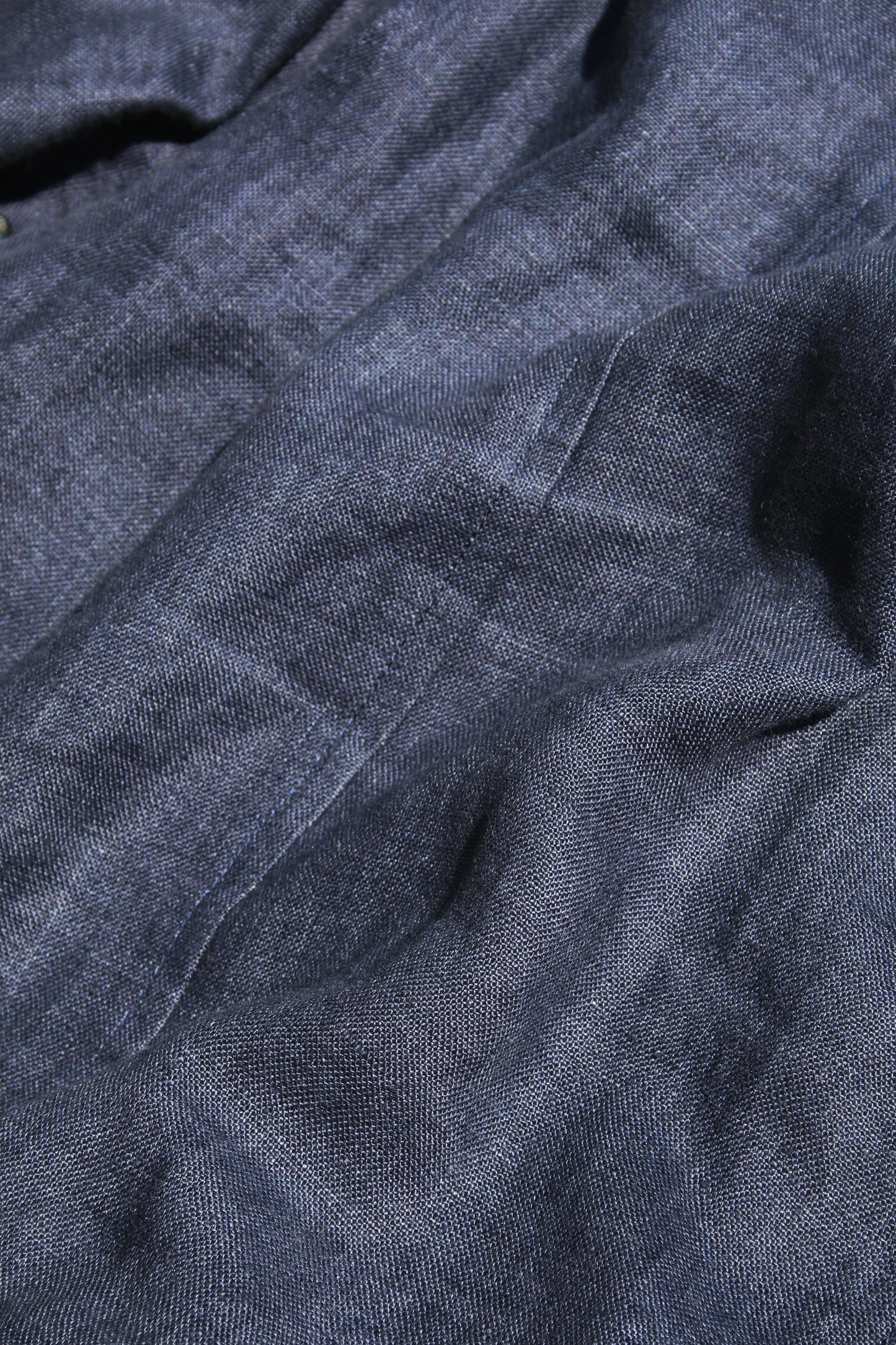 Y's SHORT SLEEVE LINEN MODS COAT NAVY