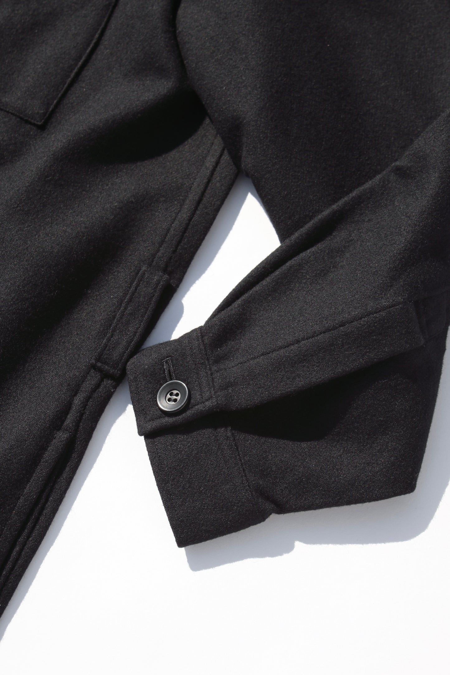 Y's BELT PULLOVER SHIRT BLACK
