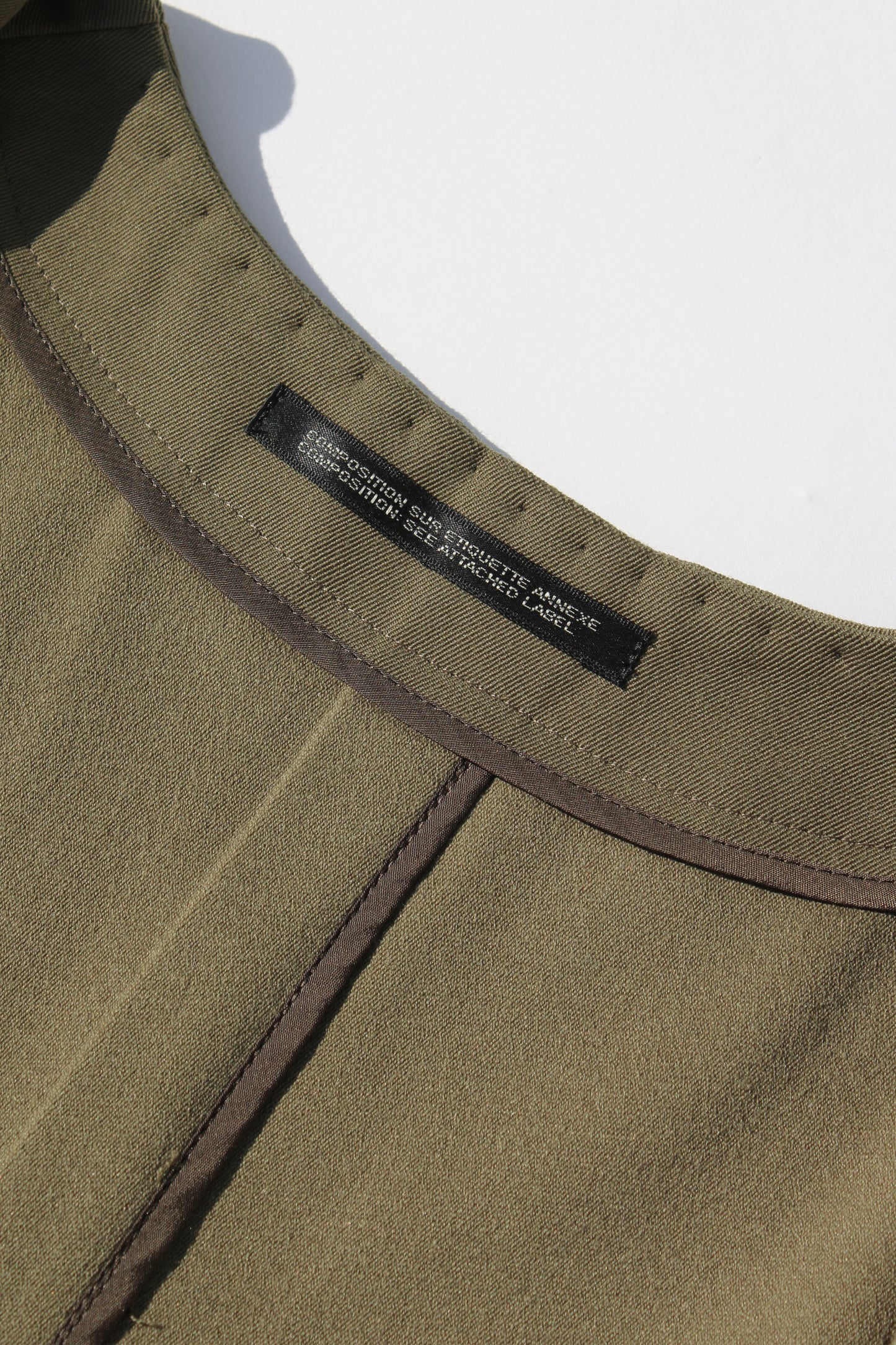 Yohji Yamamoto FEMME TAIL JACKET KHAKI