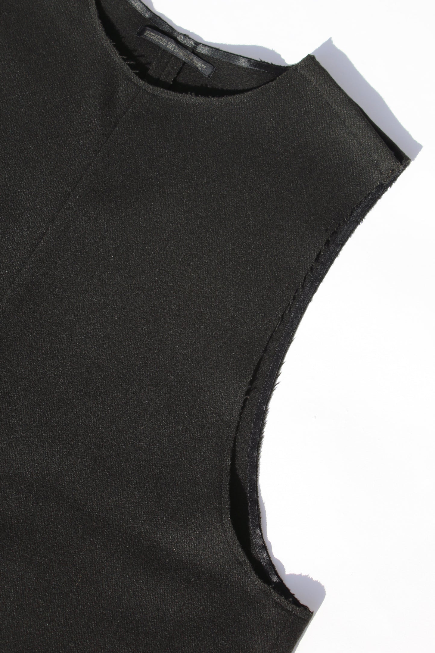 Yohji Yamamoto FEMME BUTTON SHOULDER OVERALL BLACK