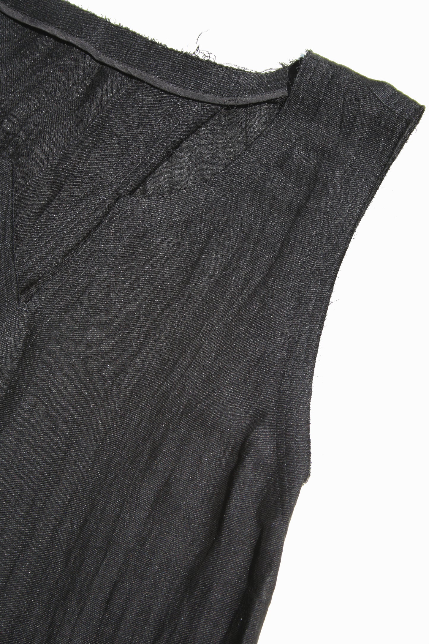 Yohji Yamamoto FEMME BI-COLOR CUTTING SLEEVELESS ONEPIECE