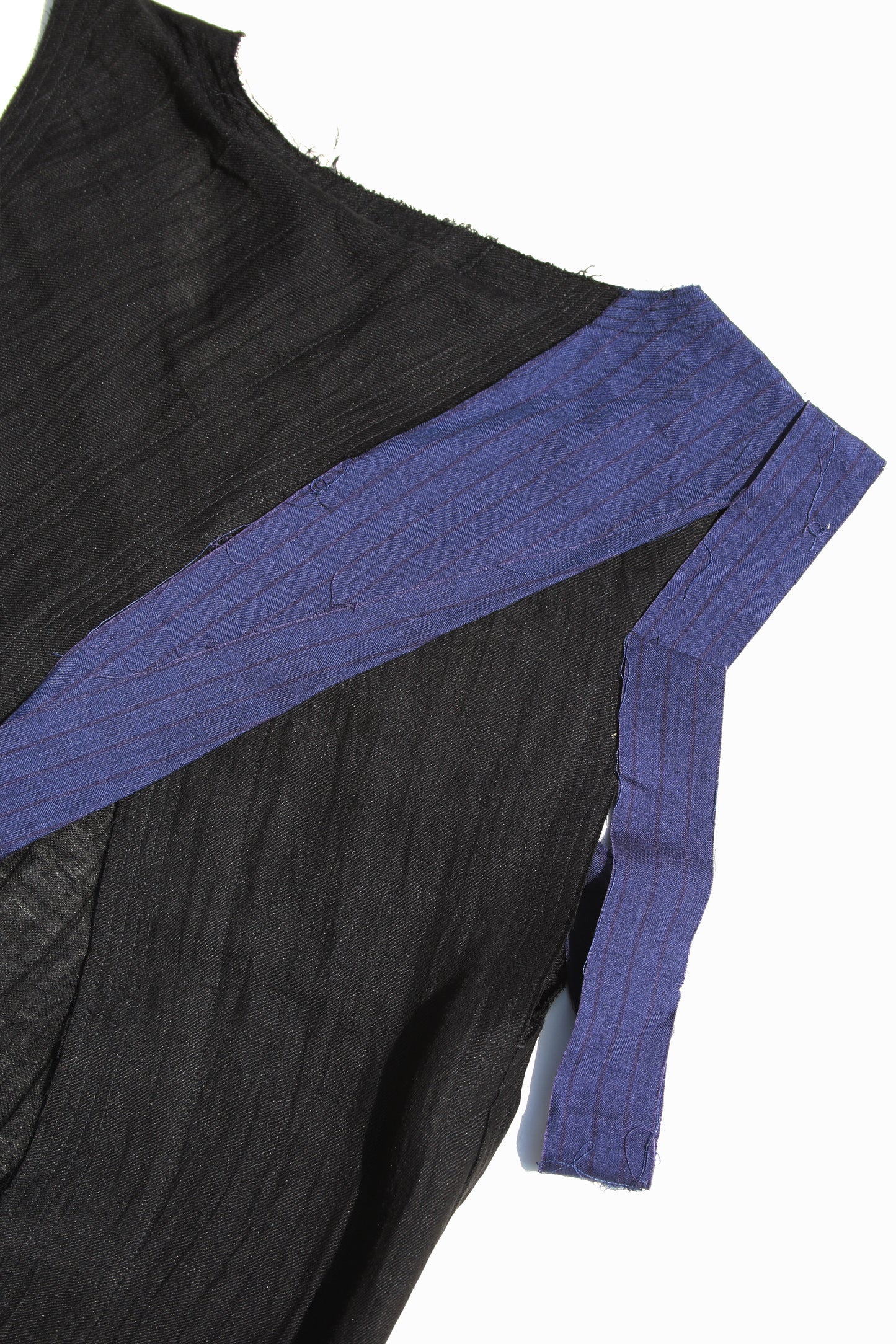 Yohji Yamamoto FEMME BI-COLOR CUTTING SLEEVELESS ONEPIECE