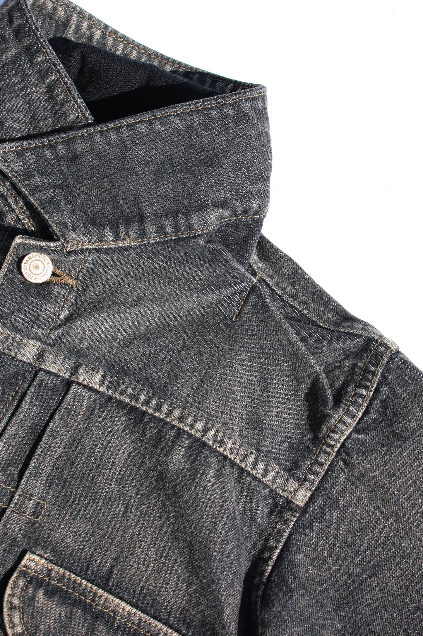 Yohji Yamamoto FEMME DENIM JACKET BLACK