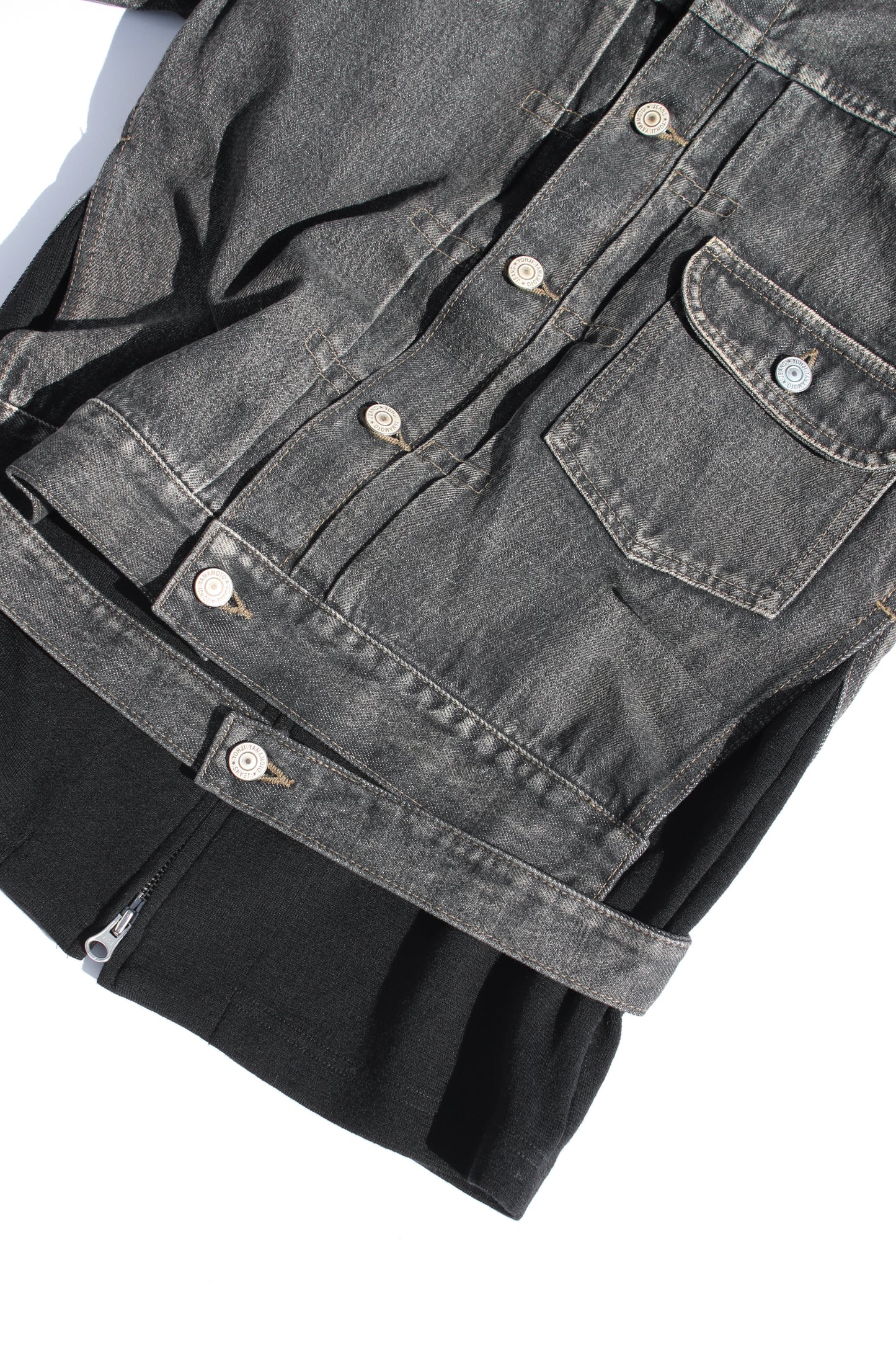 Yohji Yamamoto FEMME DENIM JACKET BLACK