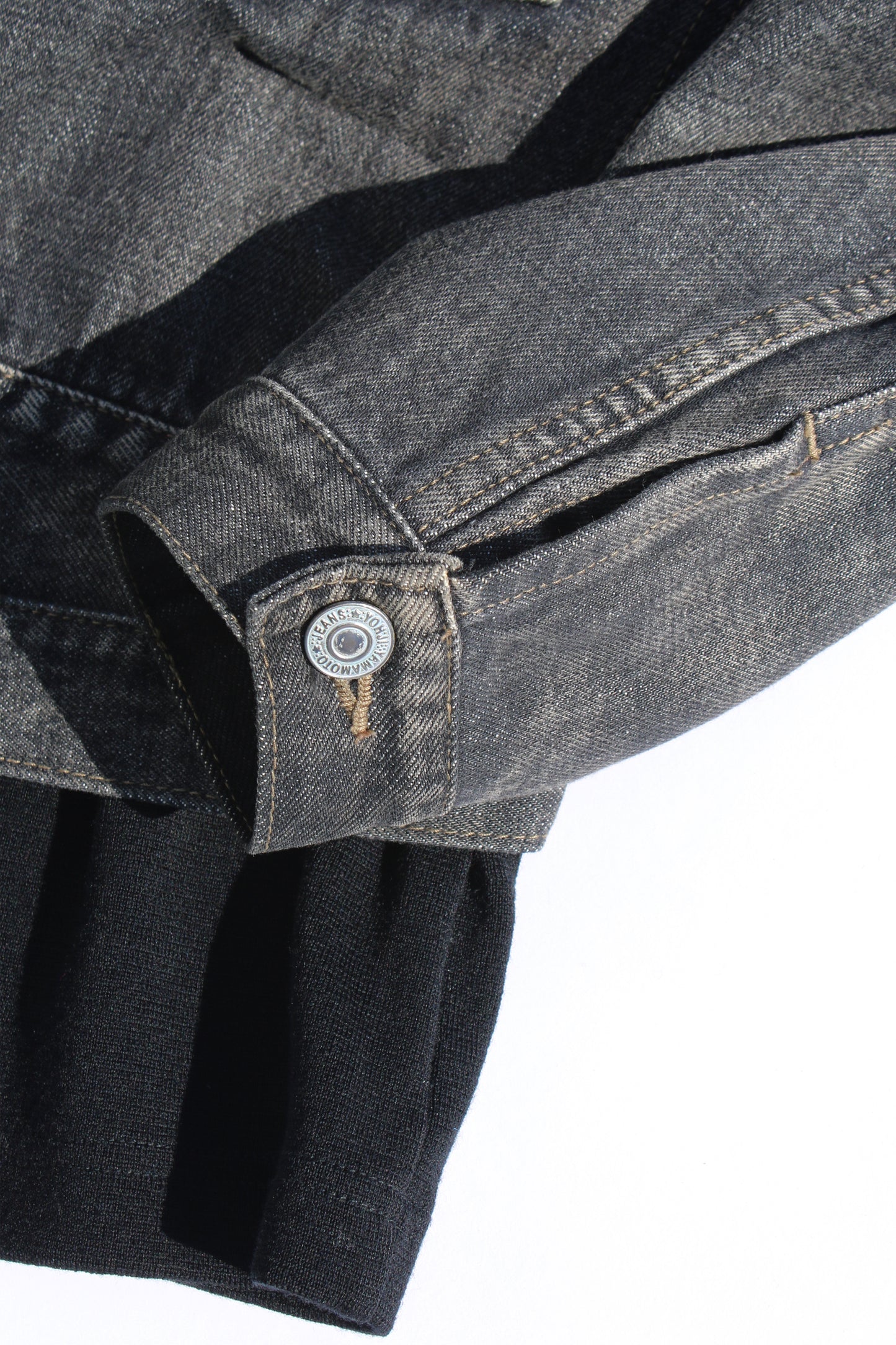 Yohji Yamamoto FEMME DENIM JACKET BLACK
