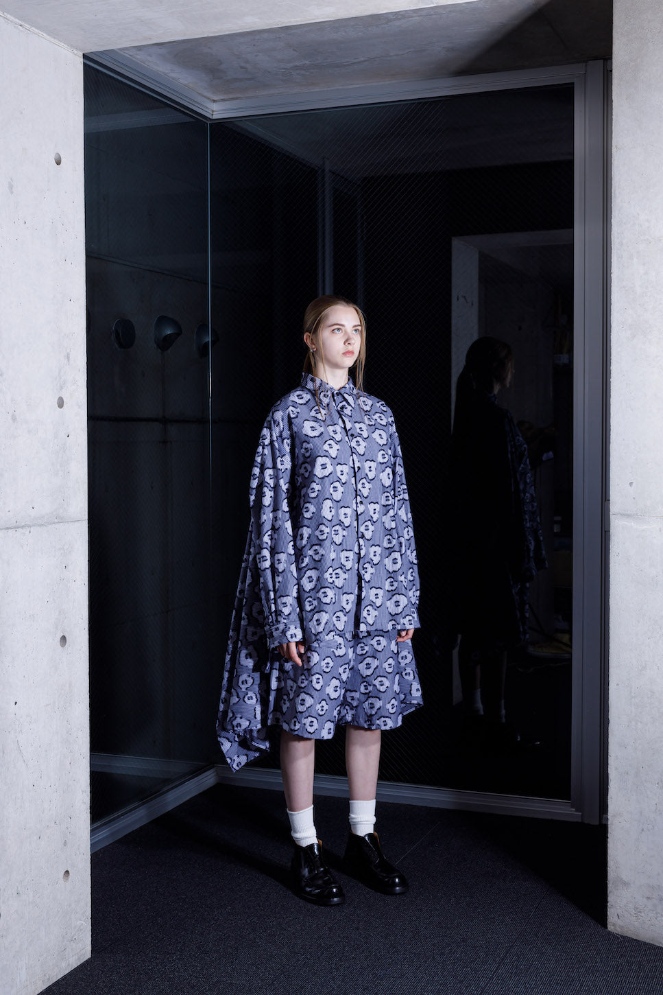 VOAAOV SWEET JACQUARD LS SHIRT