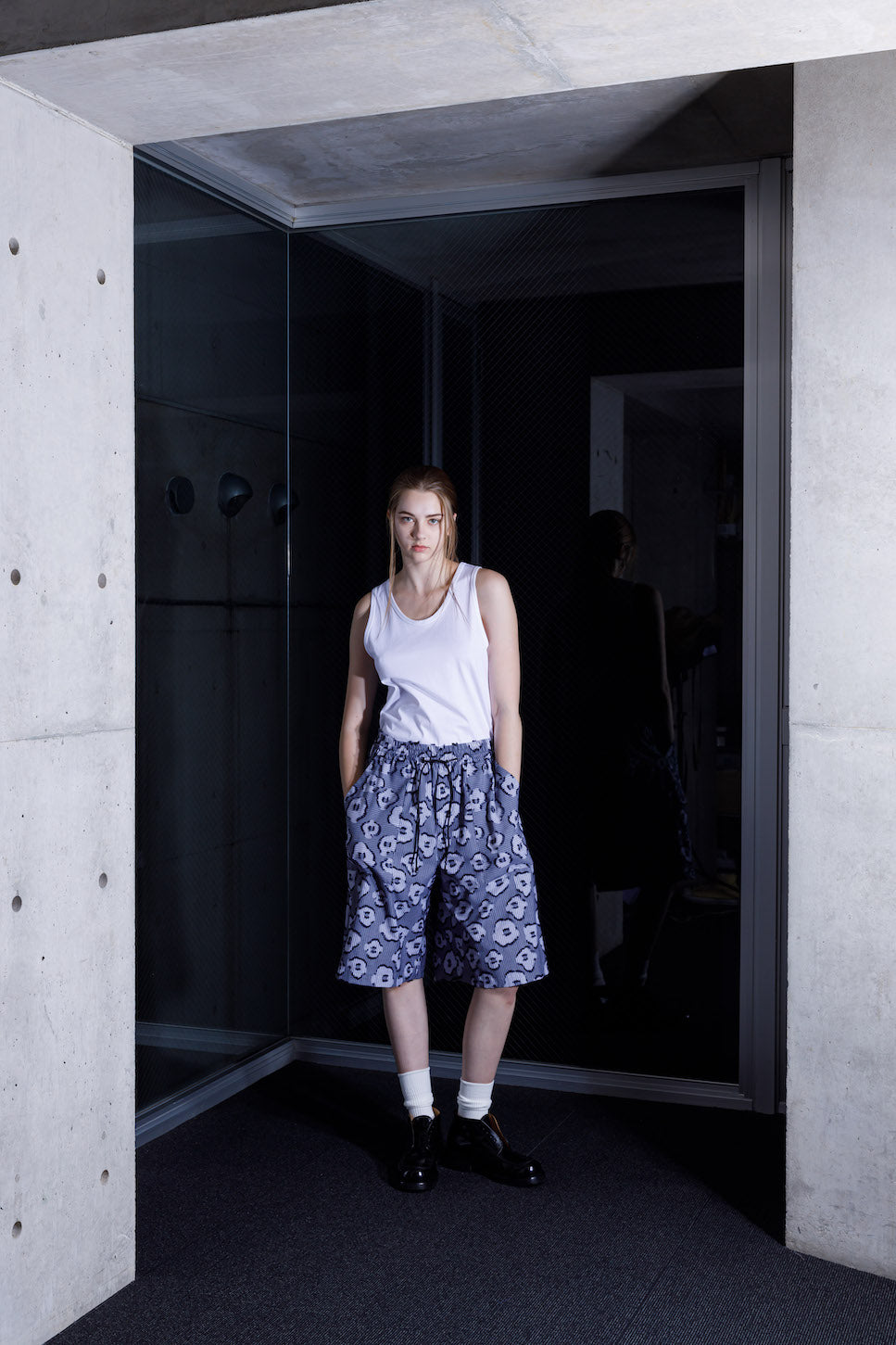 VOAAOV SWEET JACQUARD SHORT