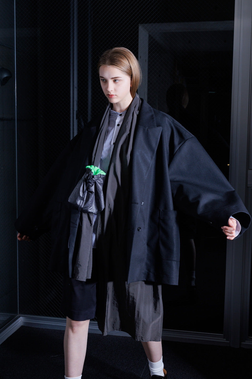 VOAAOV UNCHANGED DENIM JACKET