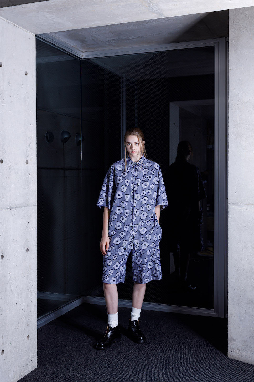 VOAAOV SWEET JACQUARD SHORT