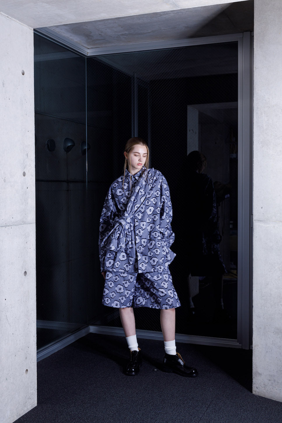 VOAAOV SWEET JACQUARD LS SHIRT