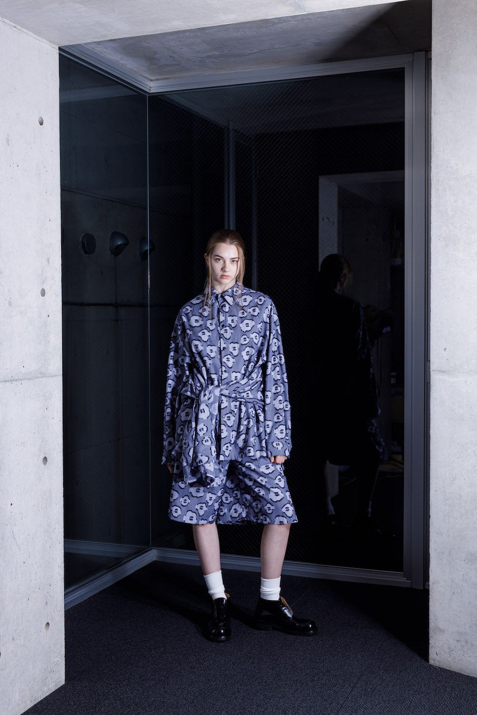 VOAAOV SWEET JACQUARD LS SHIRT