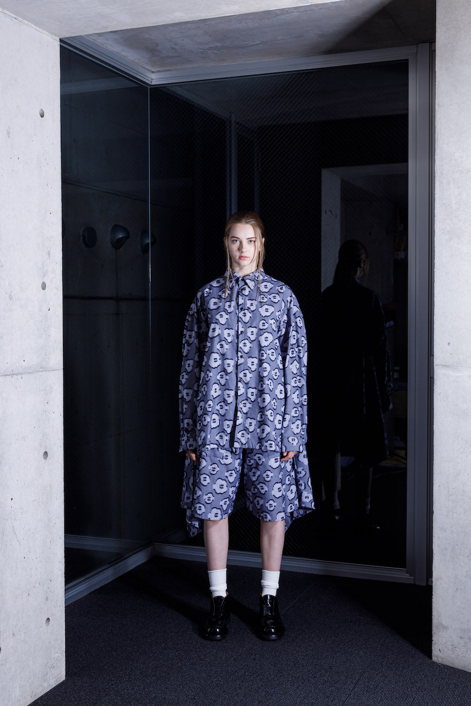 VOAAOV SWEET JACQUARD LS SHIRT