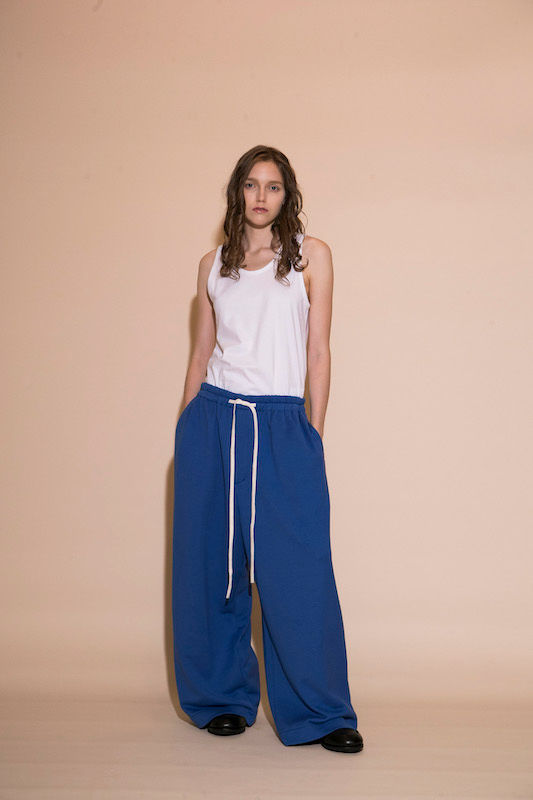 MY BEAUTIFUL LANDLET HEAVY FRENCH TERRY SWEATPANTS - BLUE