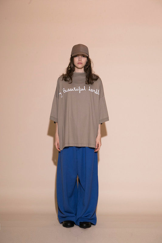 MY BEAUTIFUL LANDLET HEAVY FRENCH TERRY SWEATPANTS - BLUE