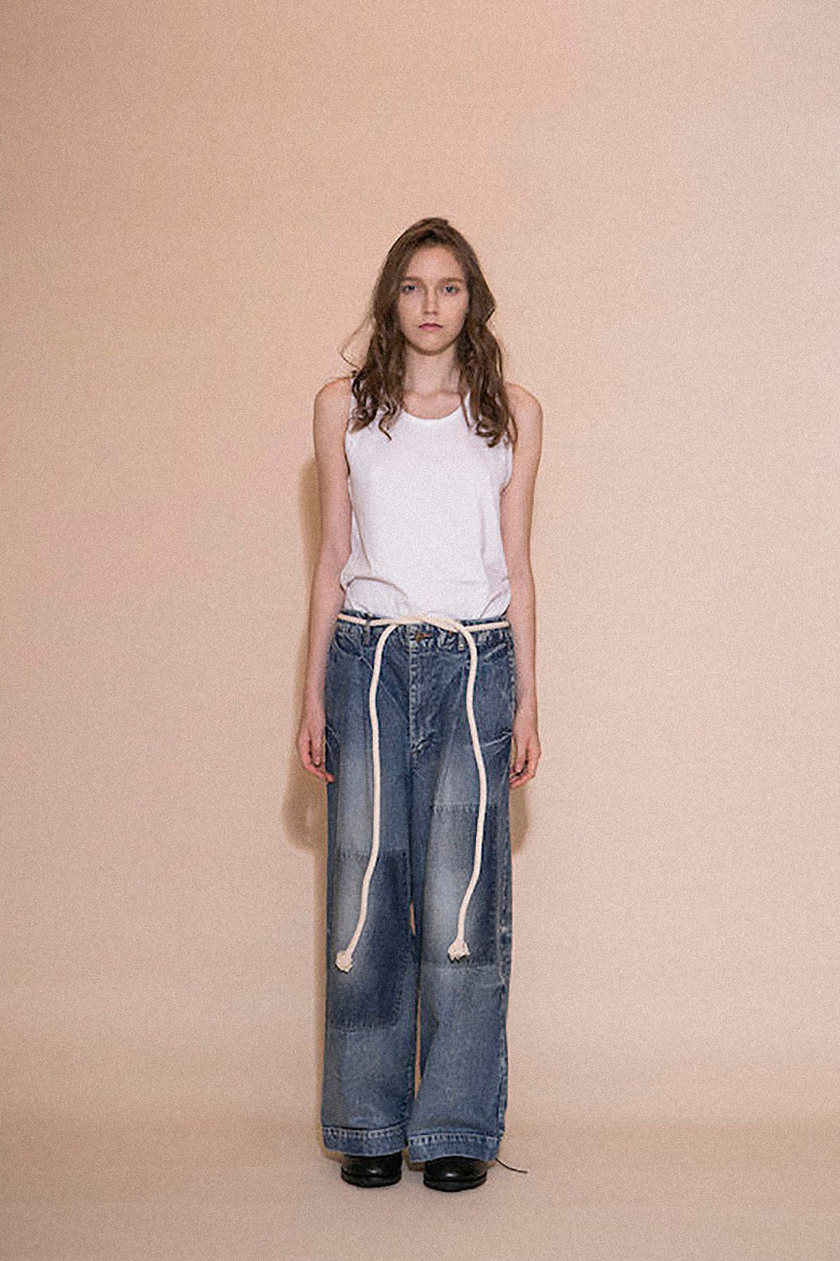 MY BEAUTIFUL LANDLET DENIM PANTS