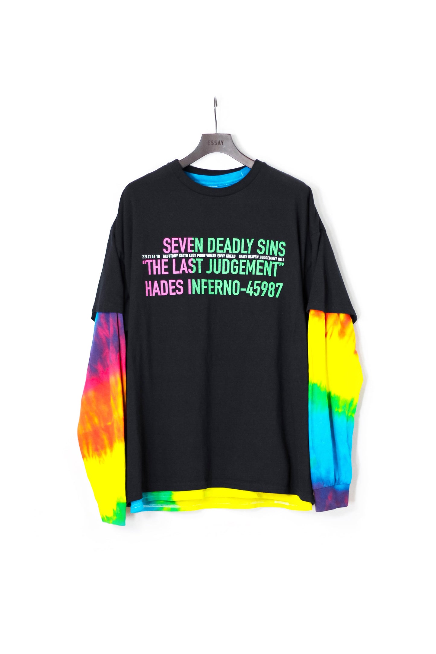 ESSAY LAYERED OVERSIZE LONG T-SHIRT - SEVEN