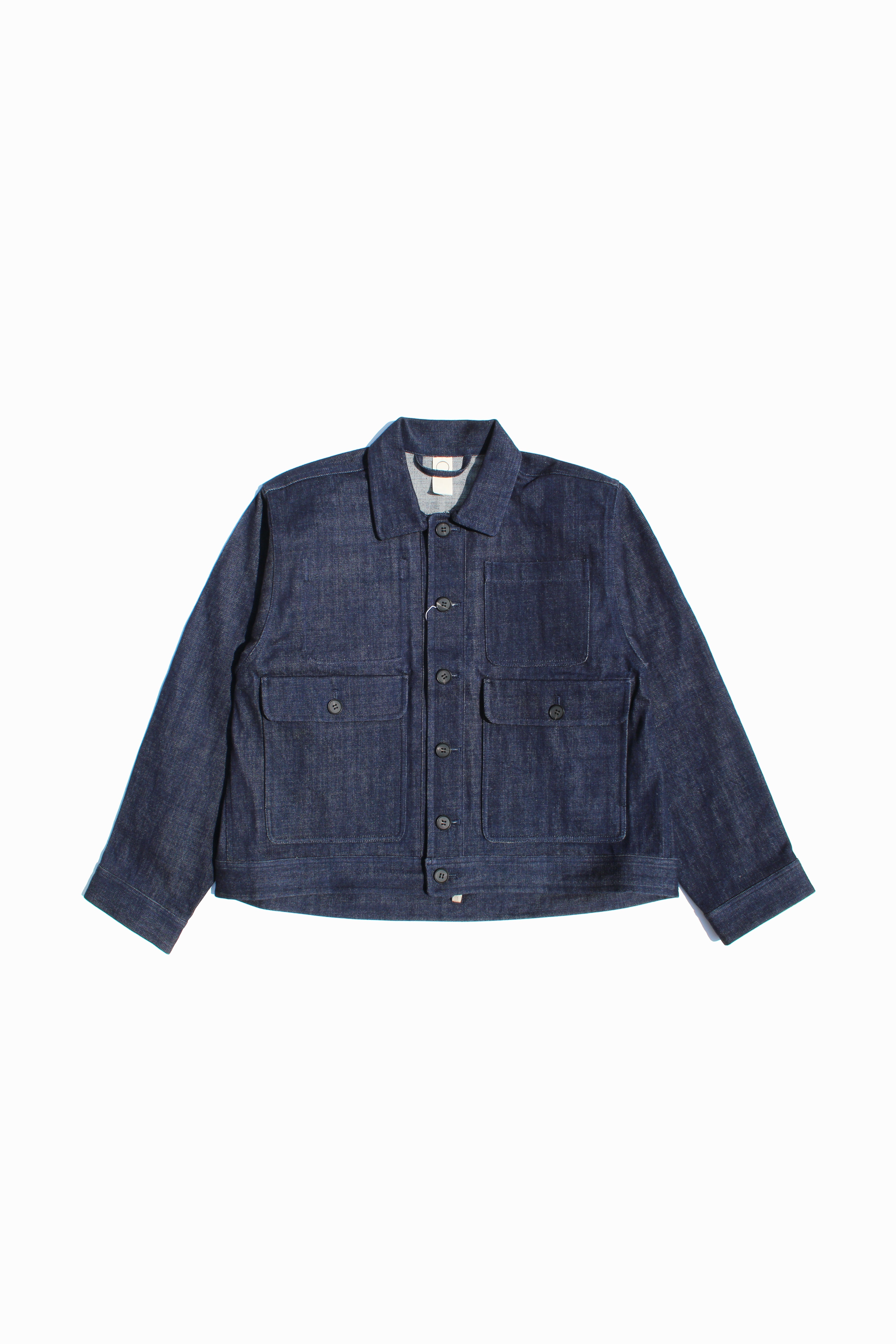 O PROJECT ORGANIC SELVEDGE DENIM JACKET - INDIGO