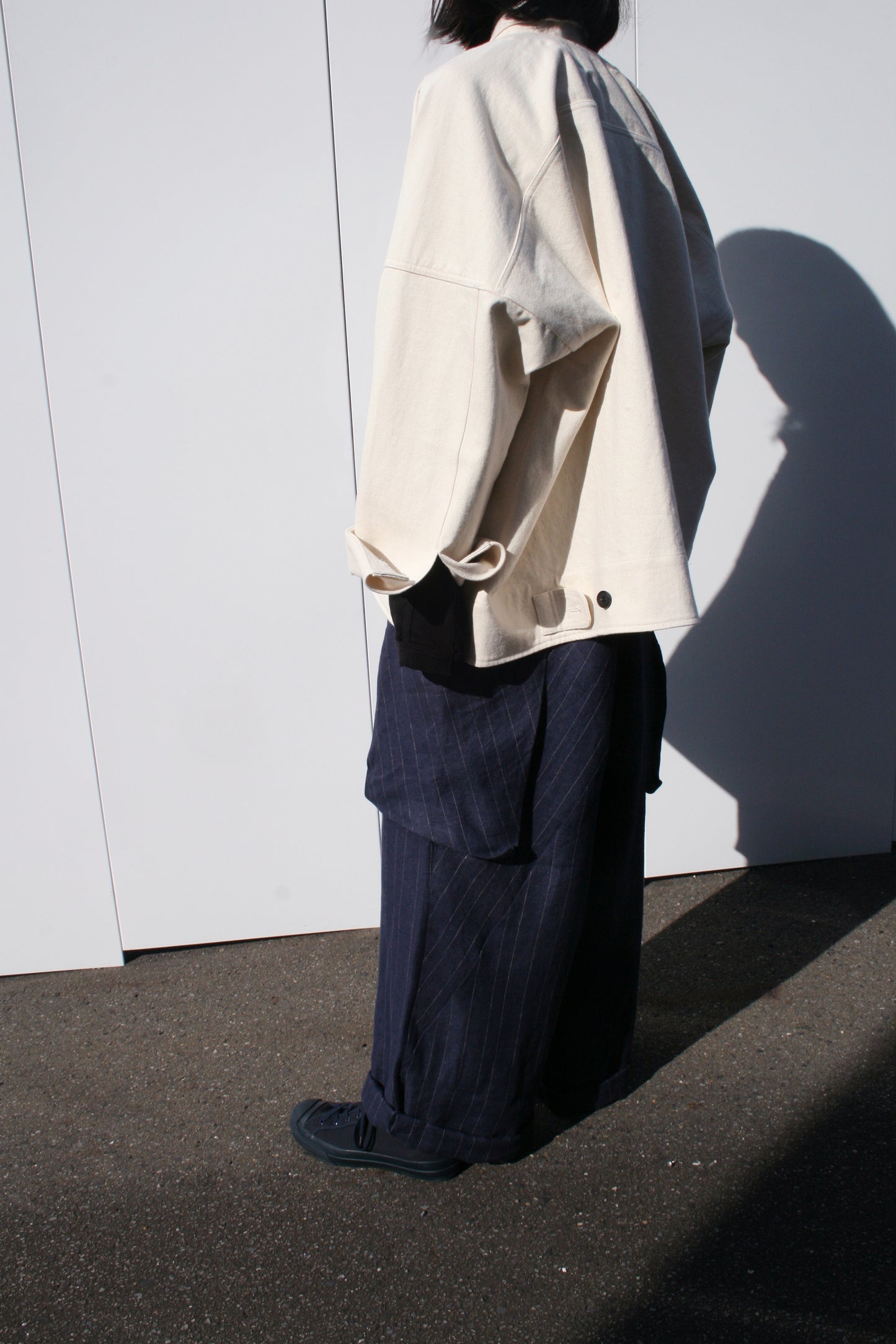 O PROJECT ORGANIC SELVEDGE DENIM WORKWEAR JACKET - KINARI