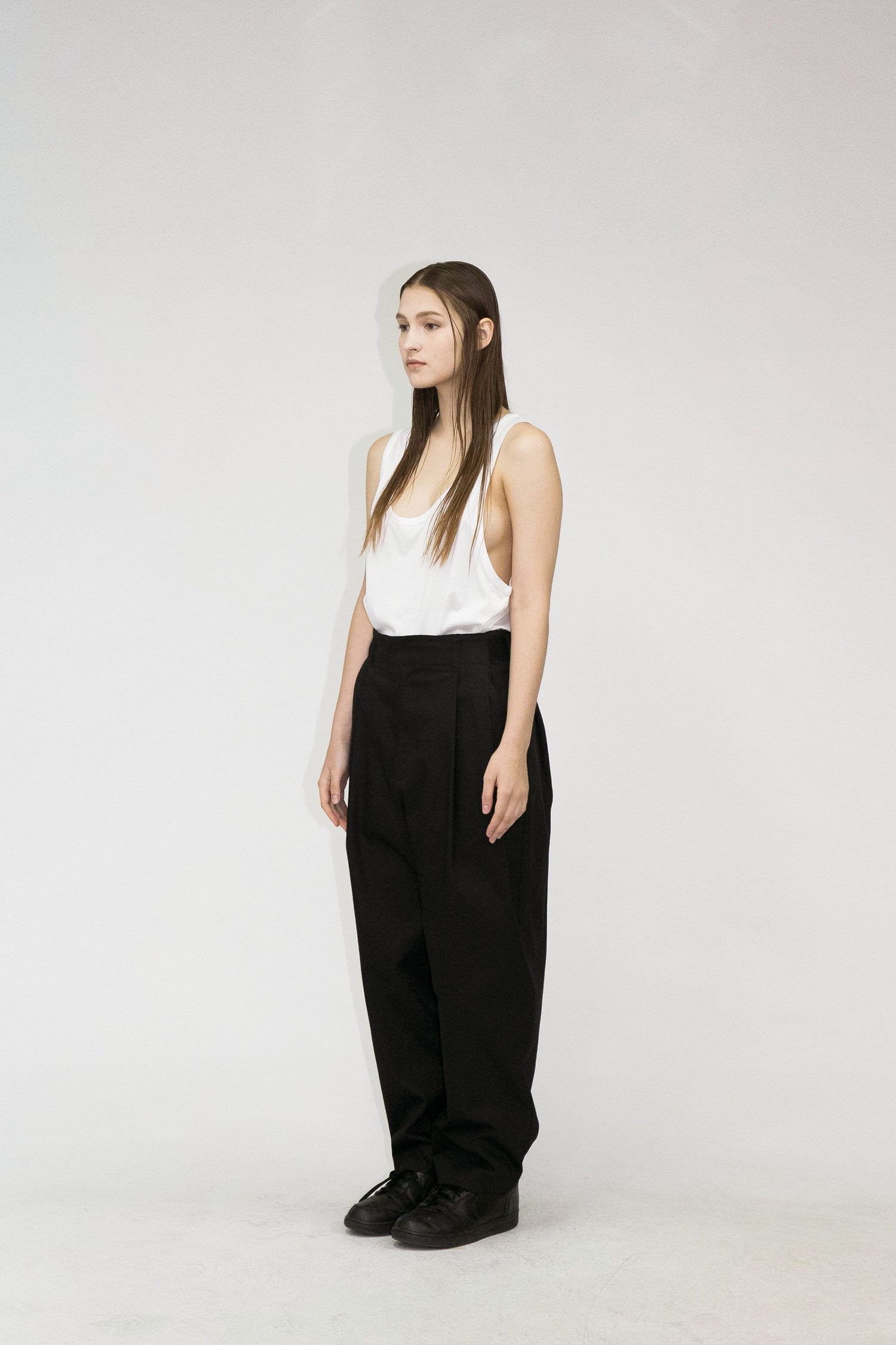 21AW, WM01-PT212012, MY BEAUTIFUL LANDLET HIGH DENSITY GABARDINE PANTS, black, my beautiful landlet (マイビューティフルランドレット) を取扱う正規通販ストアTOYASIDO。