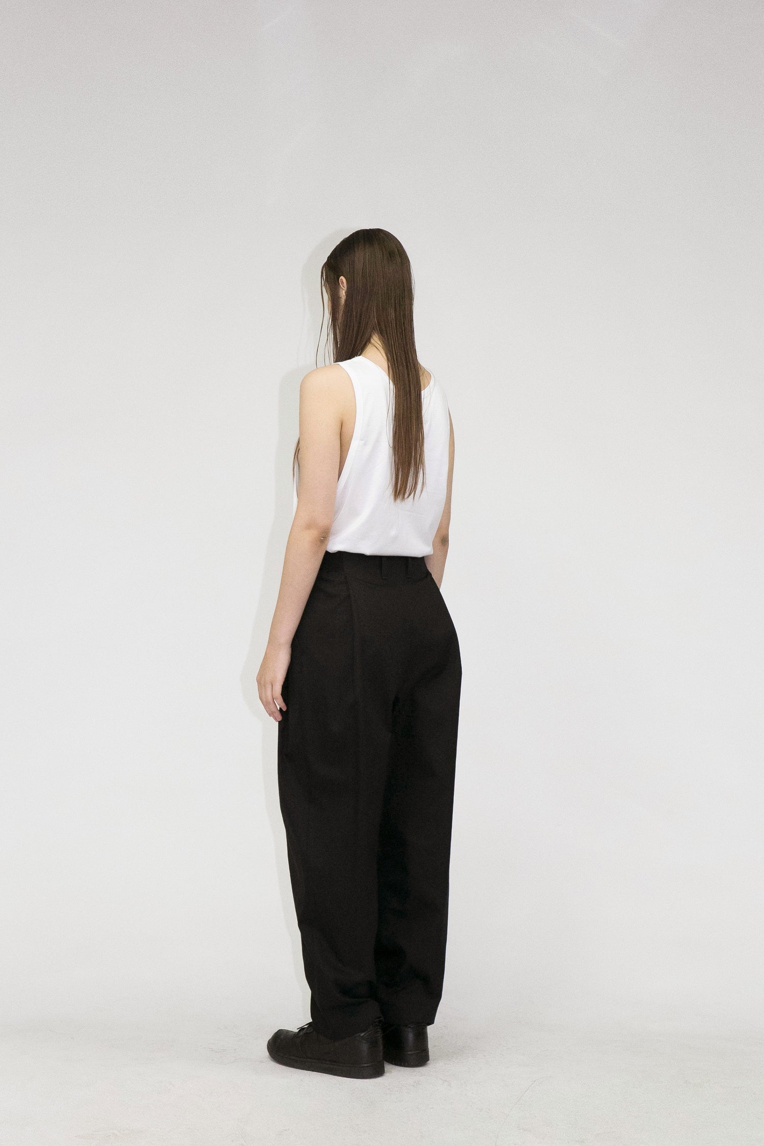 21AW, WM01-PT212012, MY BEAUTIFUL LANDLET HIGH DENSITY GABARDINE PANTS, black, my beautiful landlet (マイビューティフルランドレット) を取扱う正規通販ストアTOYASIDO。