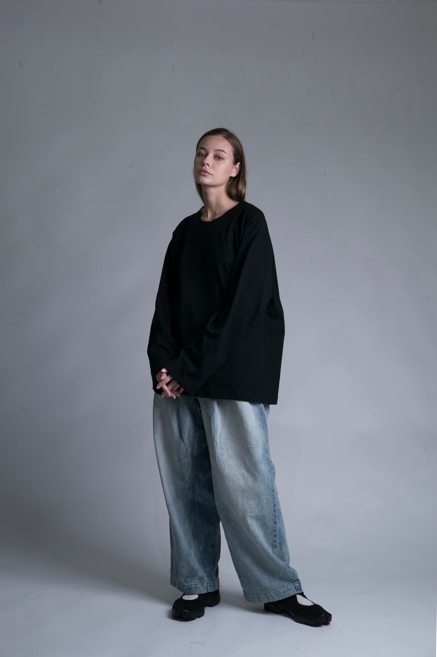 MY BEAUTIFUL LANDLET USED WASH DENIM PANTS
