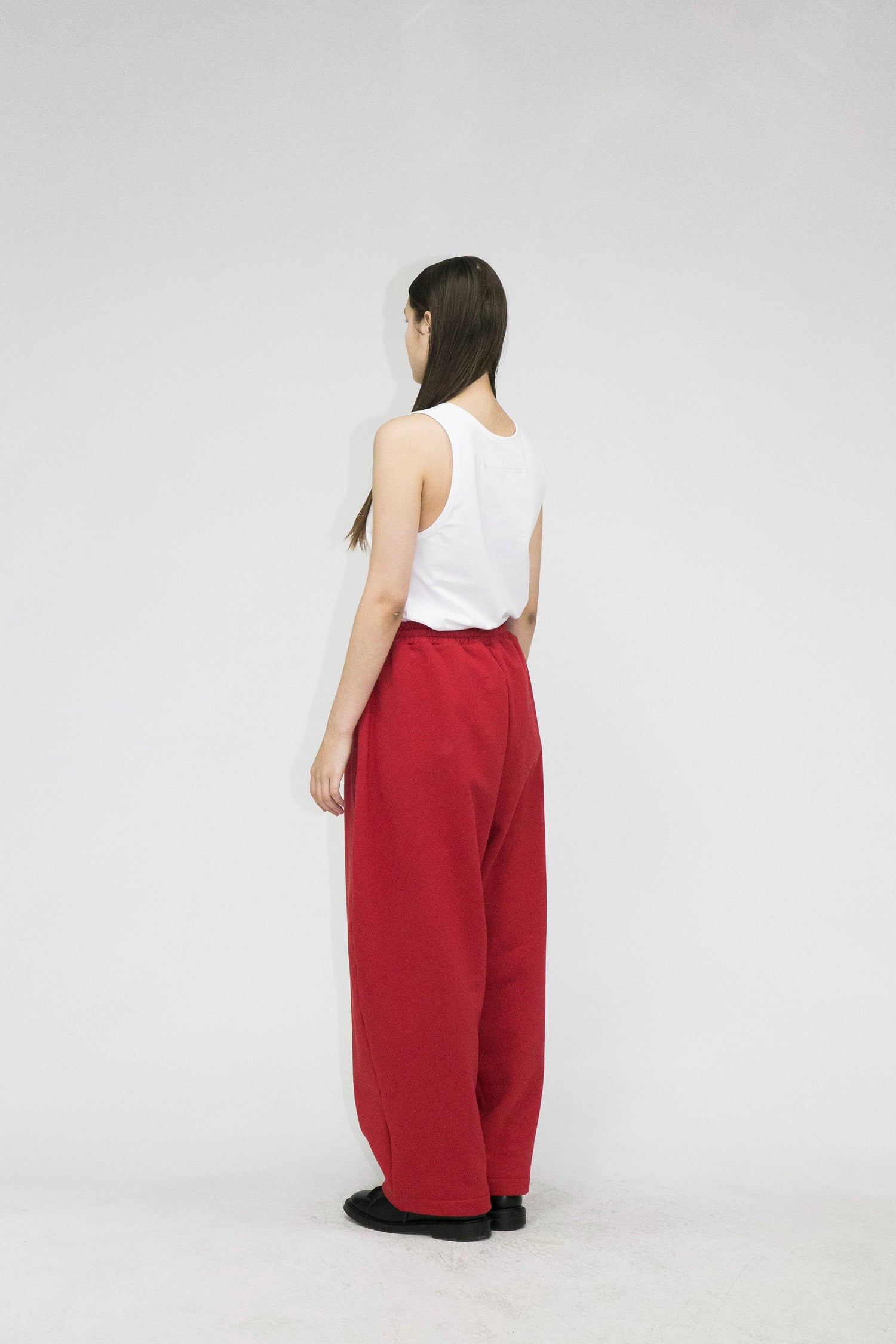 21AW, WM05-SW212052, MY BEAUTIFUL LANDLET TUMBLER BRUSHED BACK PANTS, Red, Made in Japan, TOYASIDO, Tokyo, 通販, とやしど.