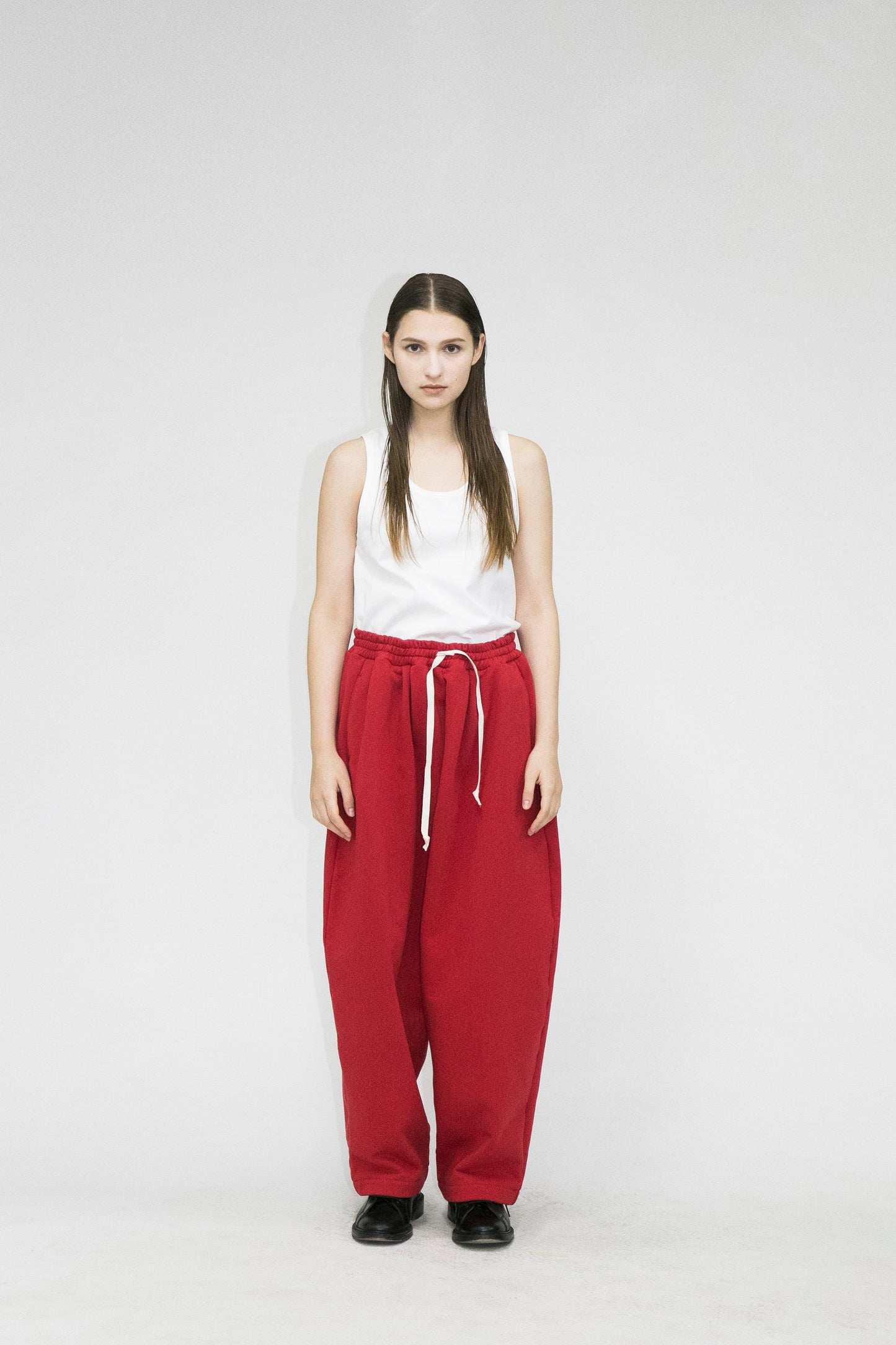 21AW, WM05-SW212052, MY BEAUTIFUL LANDLET TUMBLER BRUSHED BACK PANTS, Red, Made in Japan, TOYASIDO, Tokyo, 通販, とやしど.