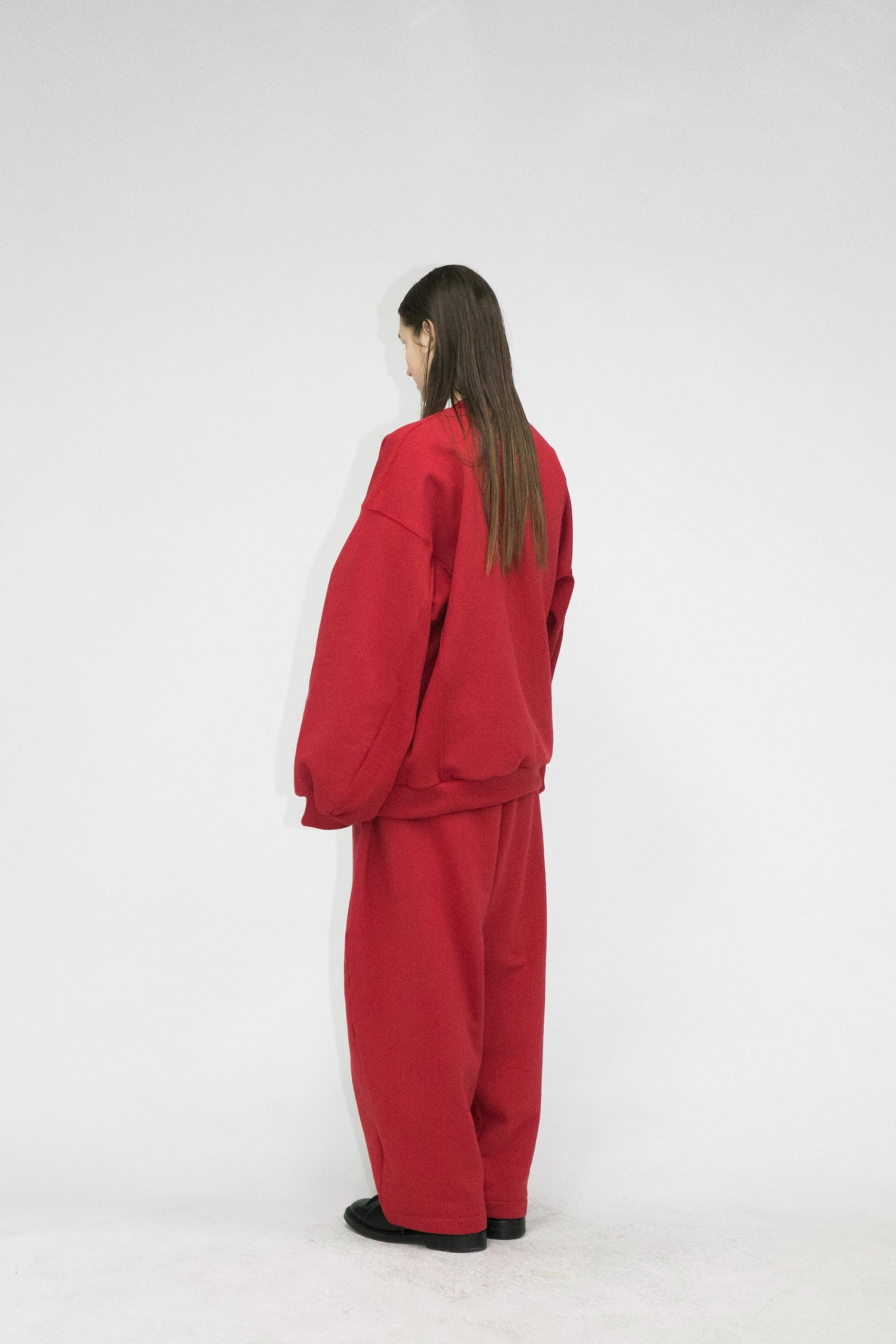 21AW, WM05-SW212051, MY BEAUTIFUL LANDLET TUMBLER BRUSHED BACK SWEATER, Red, TOYASIDO, Tokyo, 通販.