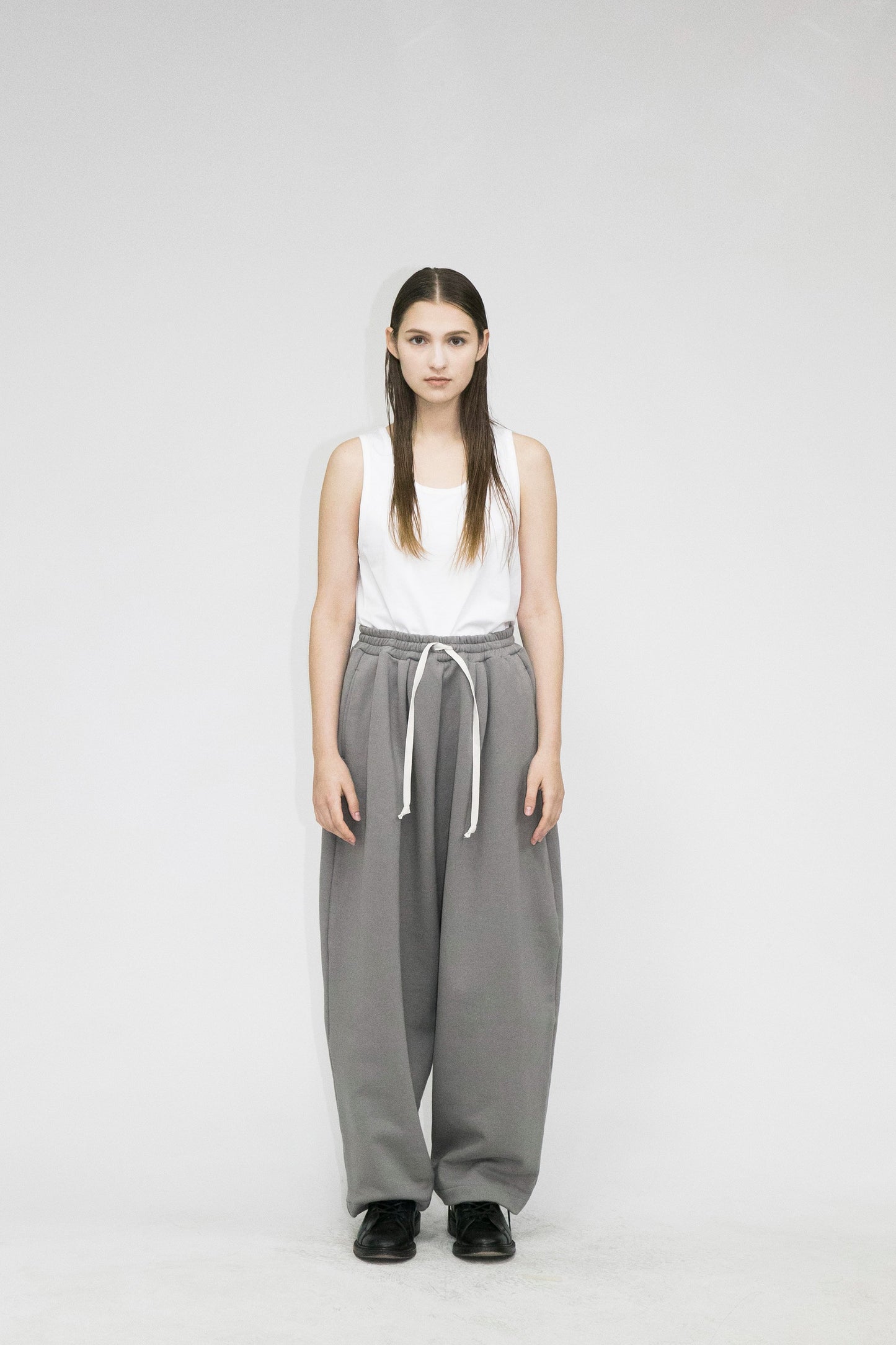 21AW, WM05-SW212052, MY BEAUTIFUL LANDLET TUMBLER BRUSHED BACK PANTS, Grey, Made in Japan, TOYASIDO, Tokyo, 通販, とやしど.