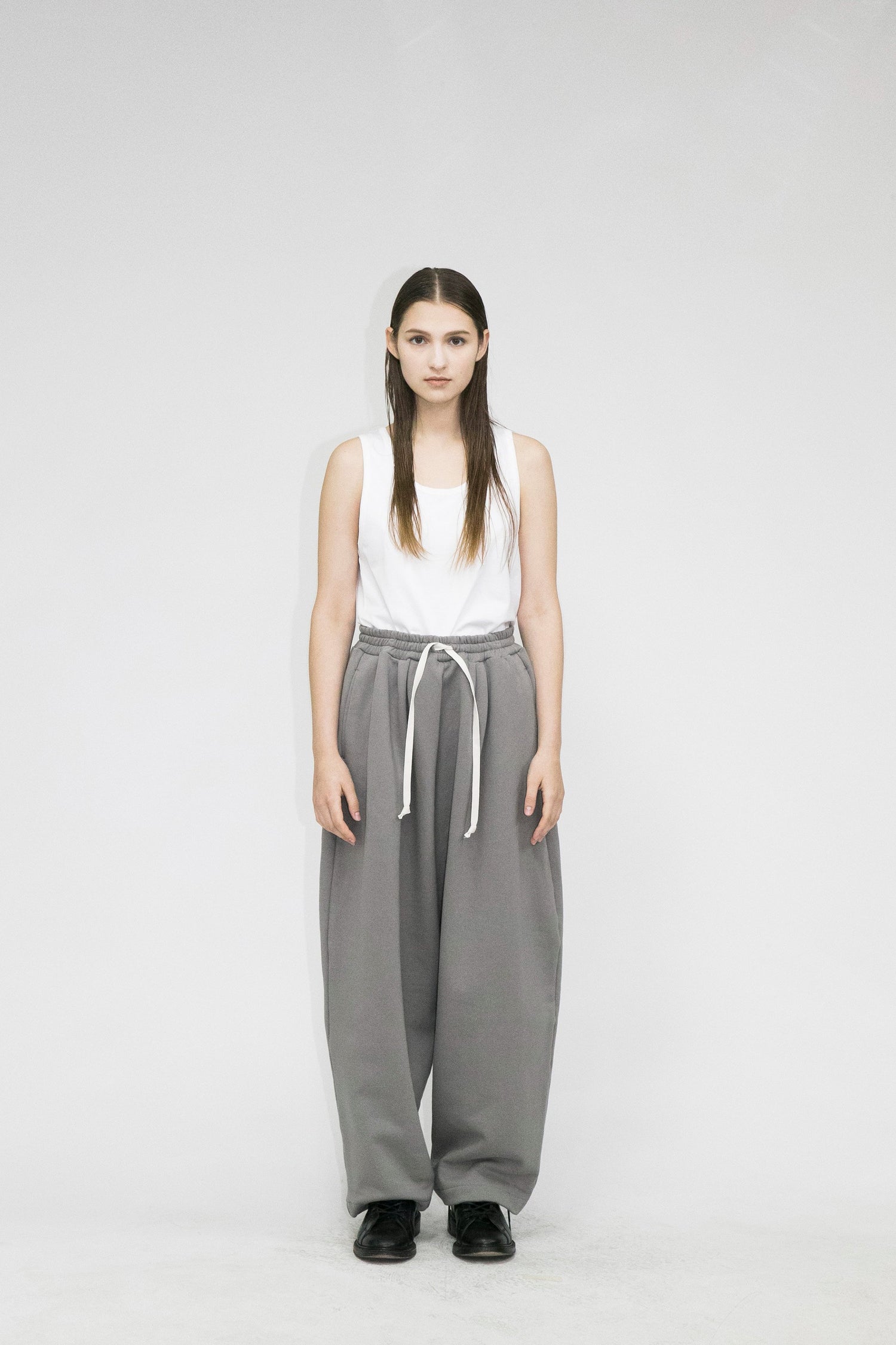 21AW, WM05-SW212052, MY BEAUTIFUL LANDLET TUMBLER BRUSHED BACK PANTS, Grey, Made in Japan, TOYASIDO, Tokyo, 通販, とやしど.