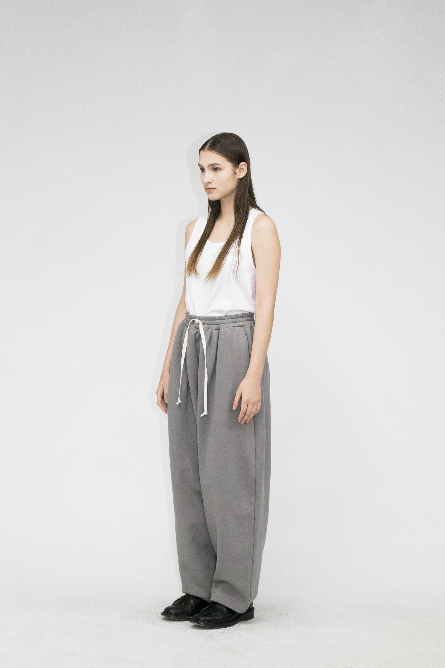 21AW, WM05-SW212052, MY BEAUTIFUL LANDLET TUMBLER BRUSHED BACK PANTS, Grey, Made in Japan, TOYASIDO, Tokyo, 通販, とやしど.