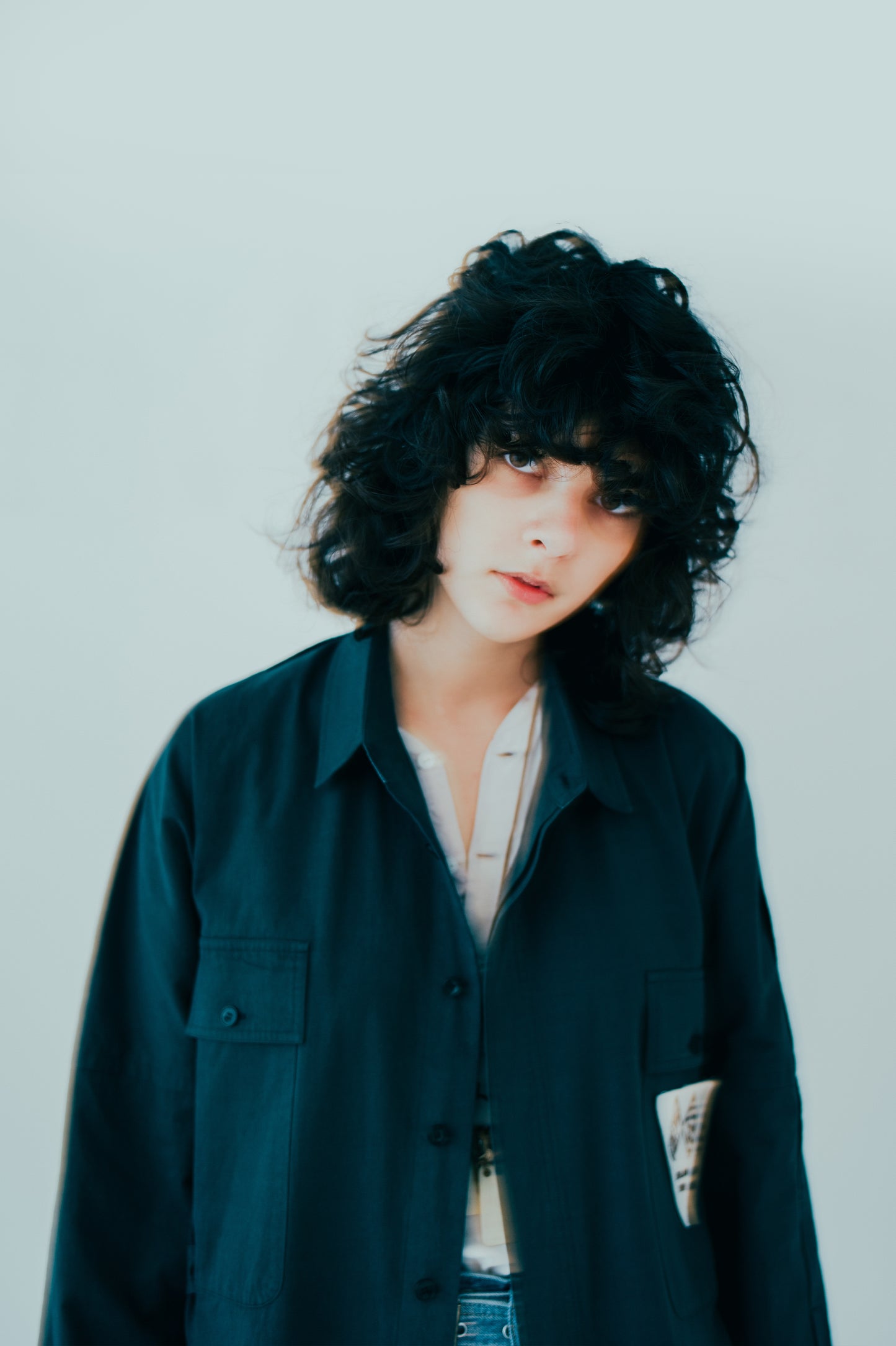 ESSAY DRAPE SHIRT - GREEN