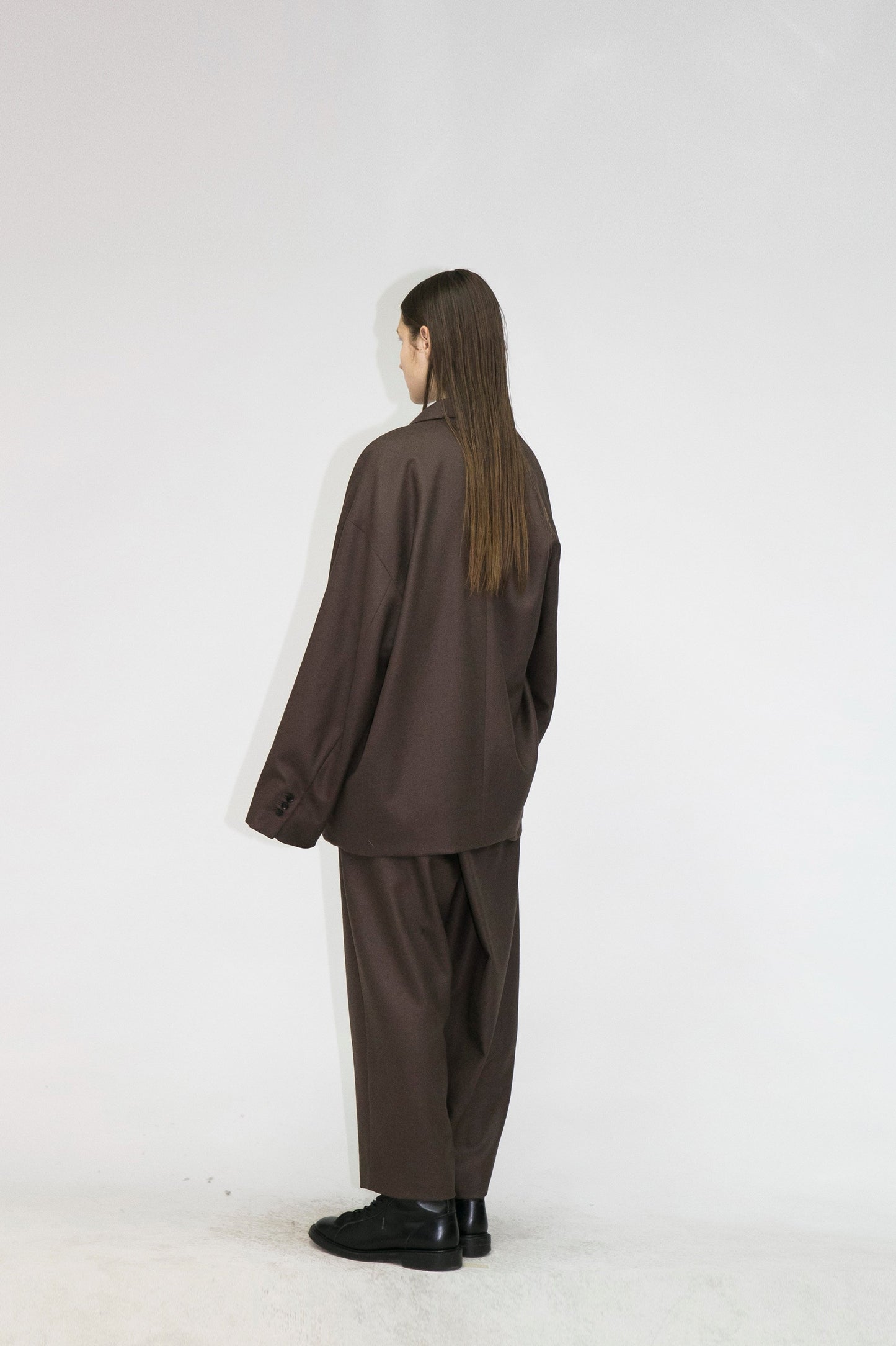 21AW, WM08-JK212081, MY BEAUTIFUL LANDLET AUSTRALIA FLANNEL JACKET, brown, black, my beautiful landlet (マイビューティフルランドレット) を取扱う正規通販ストアTOYASIDO。
