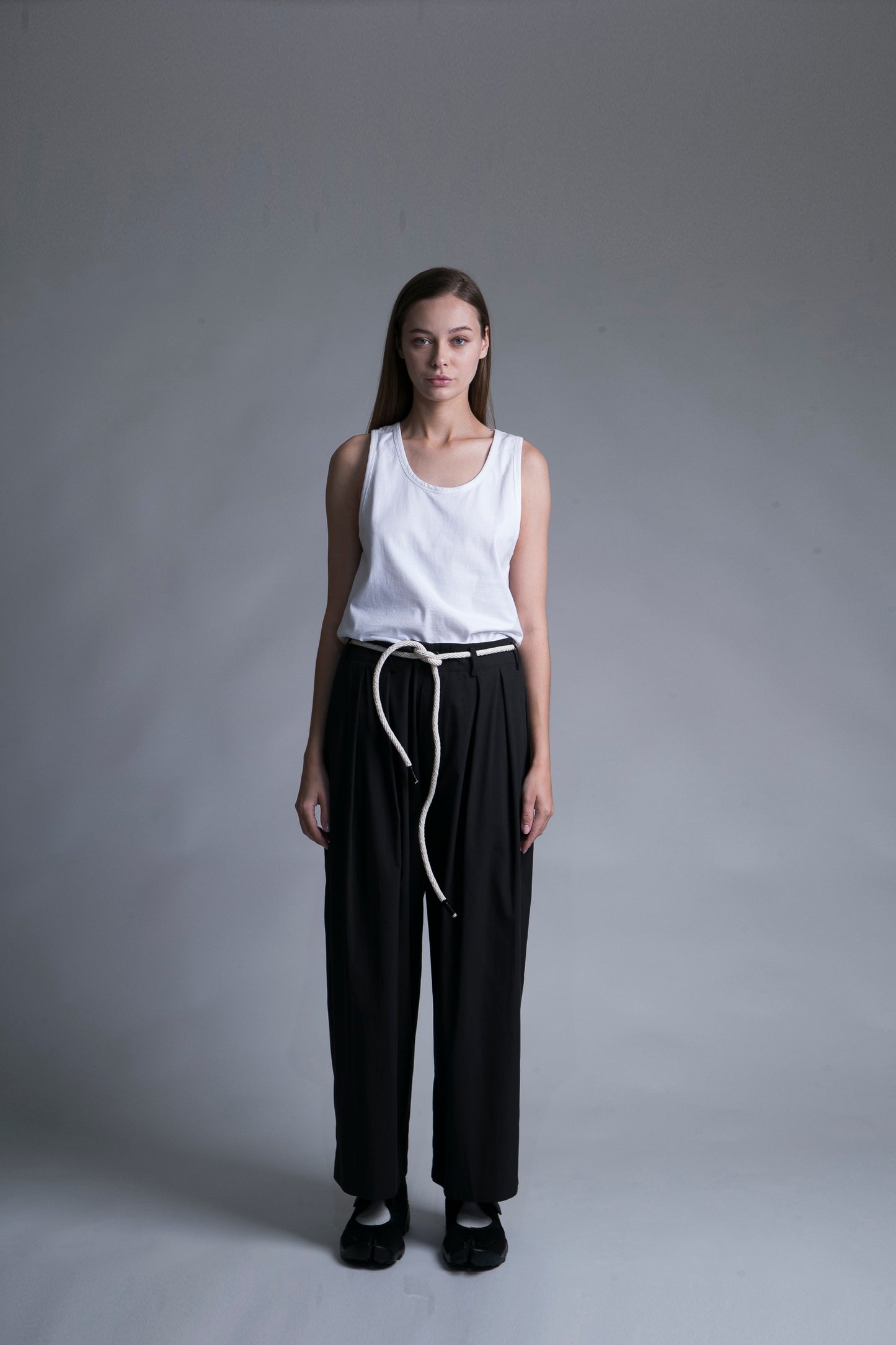 MY BEAUTIFUL LANDLET GABERDINE WIDE PANTS