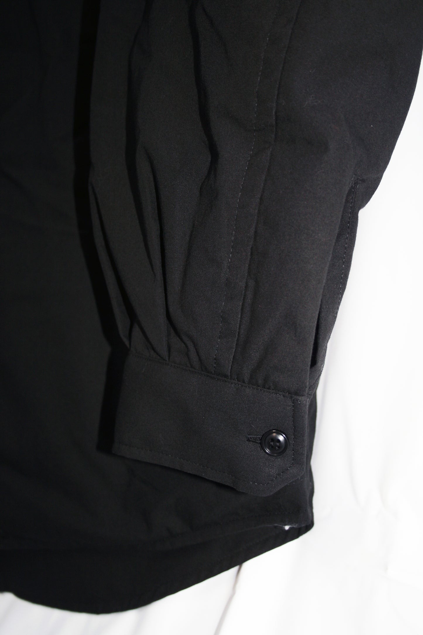 21AW, VOSF-G13, VOAAOV ORGANIC COTTON BROAD SHIRT (KAWADA DOWN FEATHER), BLACK, VOAAOV (ヴォアーブ) を取扱う正規通販ストアTOYASIDO。