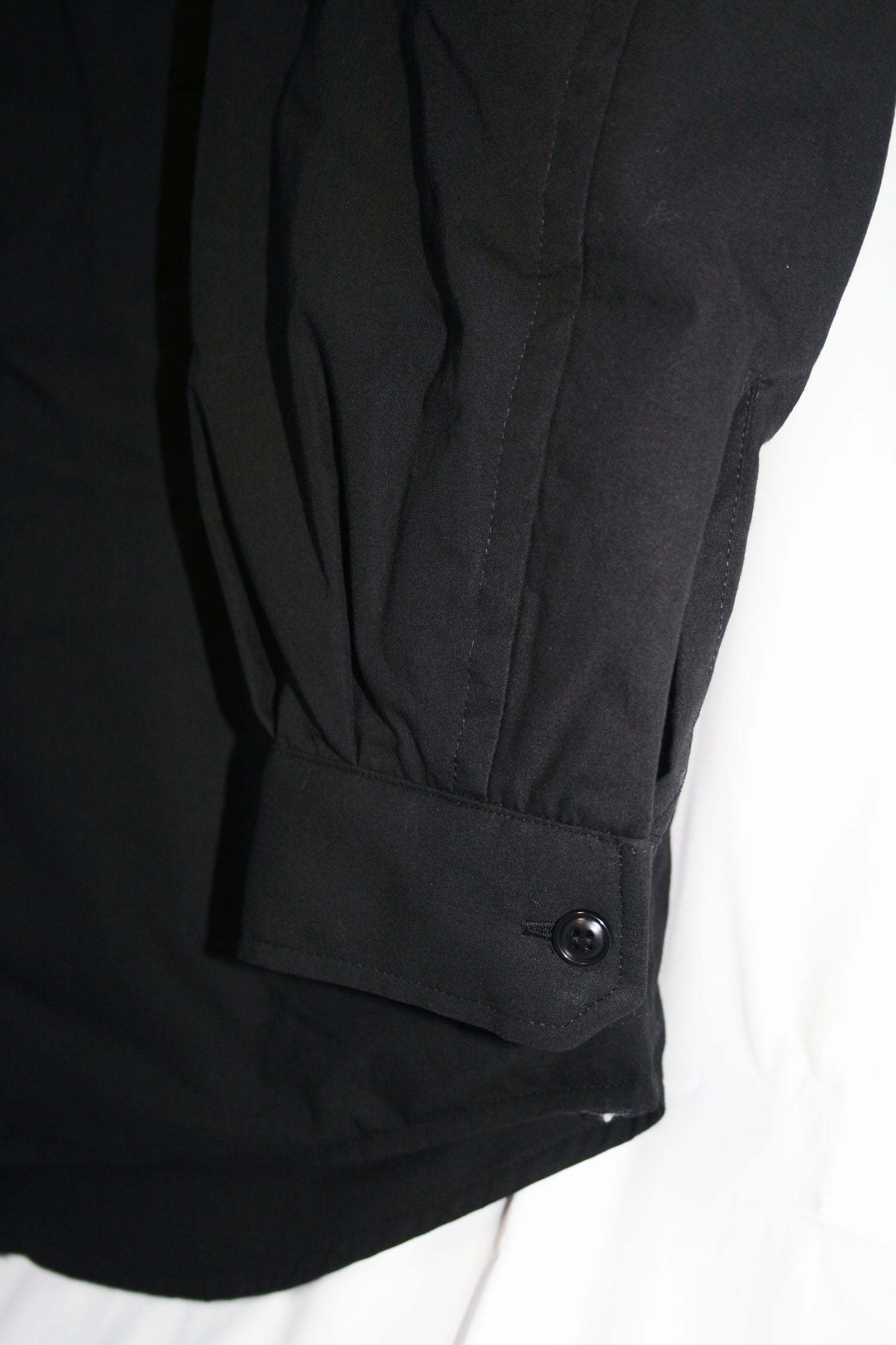 21AW, VOSF-G13, VOAAOV ORGANIC COTTON BROAD SHIRT (KAWADA DOWN FEATHER), BLACK, VOAAOV (ヴォアーブ) を取扱う正規通販ストアTOYASIDO。